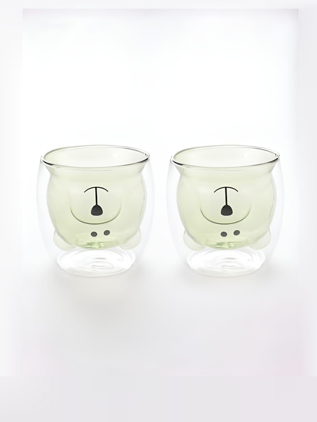 

The Better Home 2 Pieces Double Wall Drinking Glasses - 250ml, Green