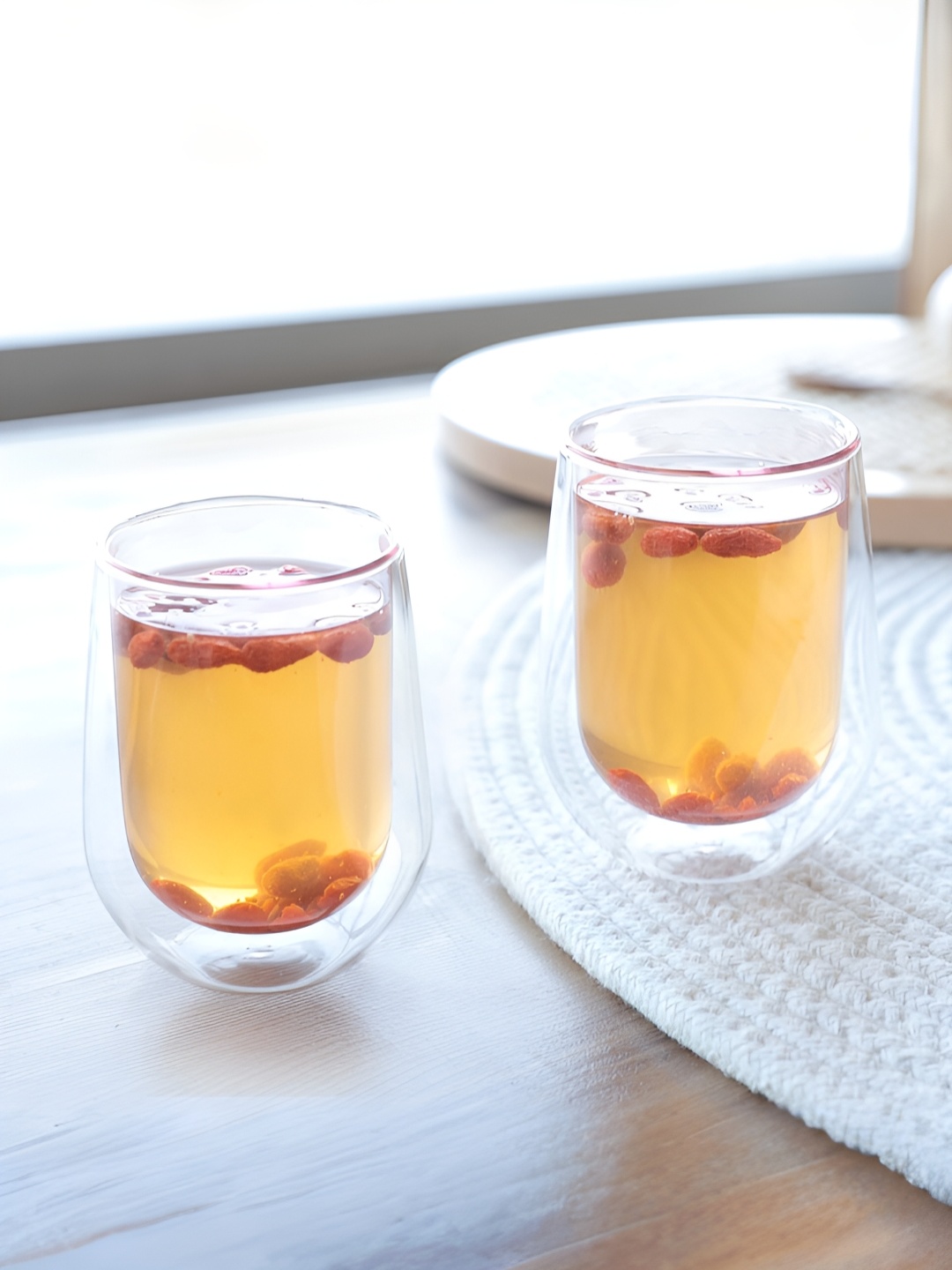 

The Better Home Pink 2 Pcs Double Wall Glass 190ml
