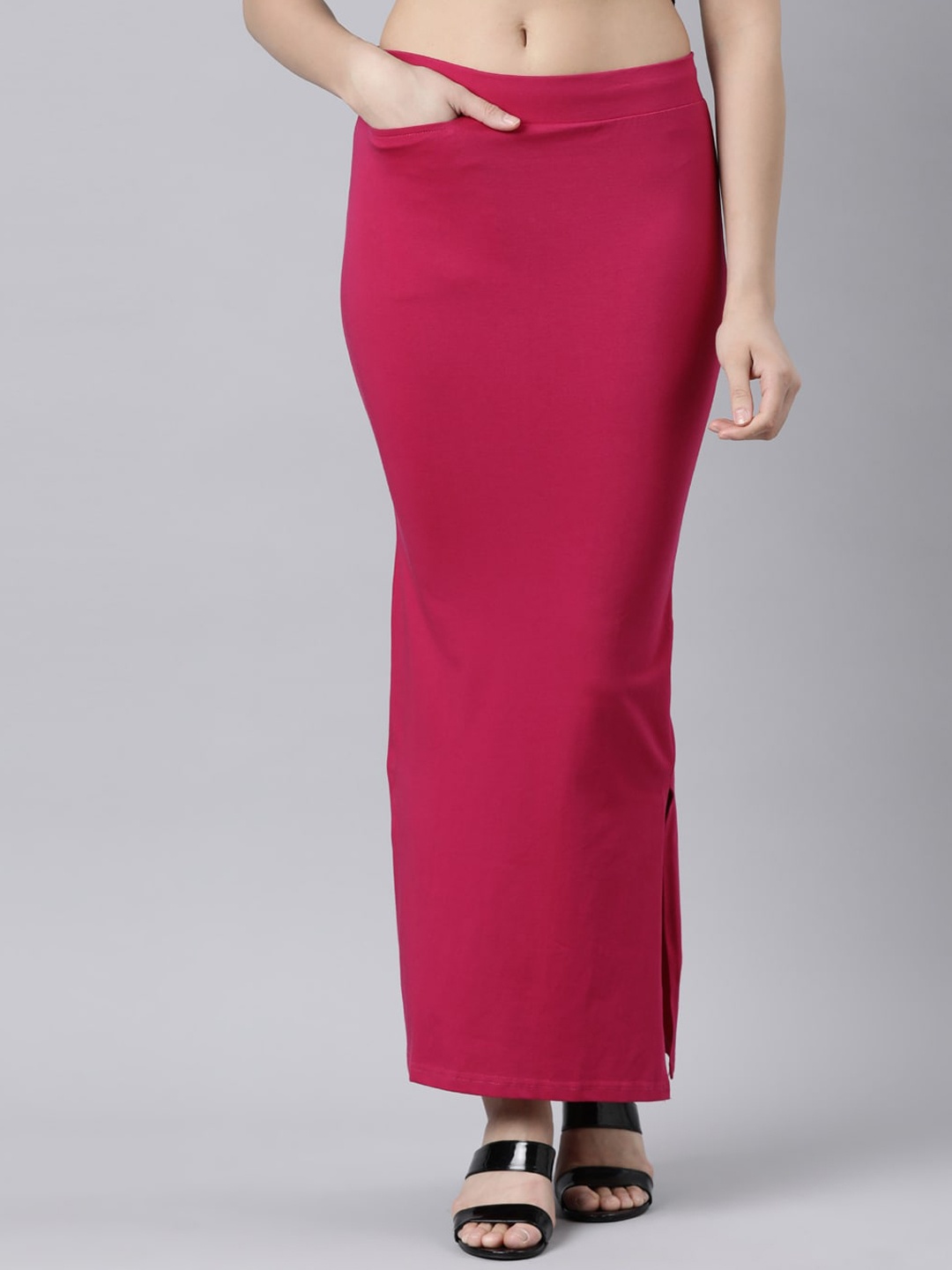 

GOLDSTROMS Stretchable Saree Shapewear, Pink
