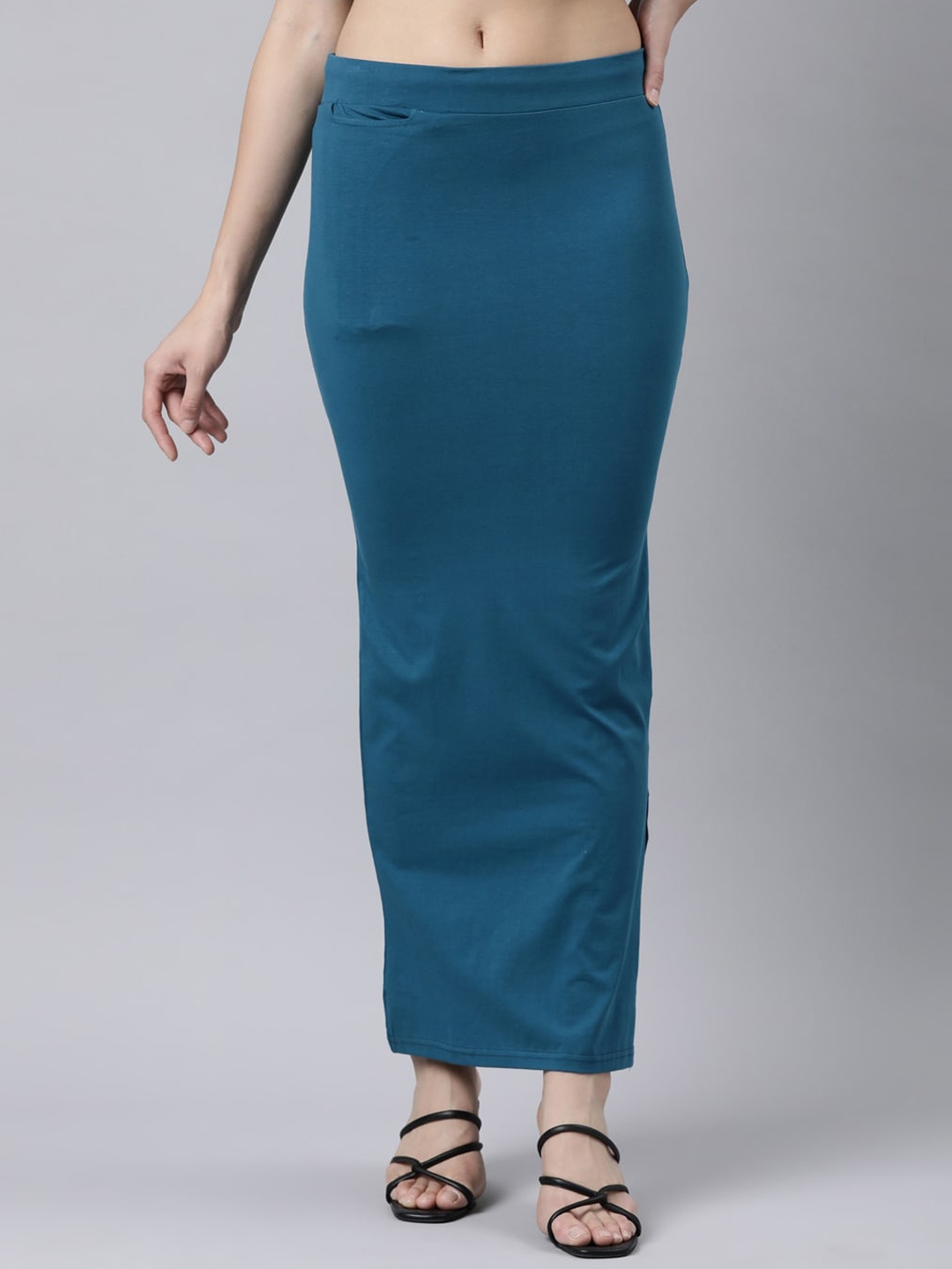 

GOLDSTROMS Stretchable Saree Shapewear, Blue