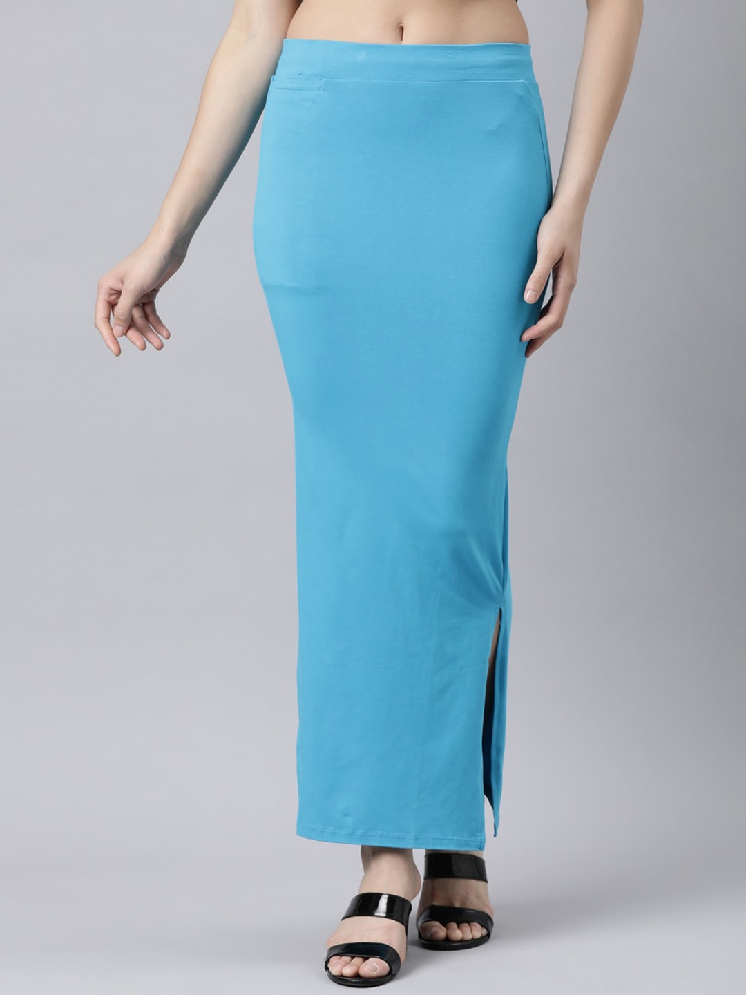

GOLDSTROMS Stretchable Saree Shapewear, Turquoise blue