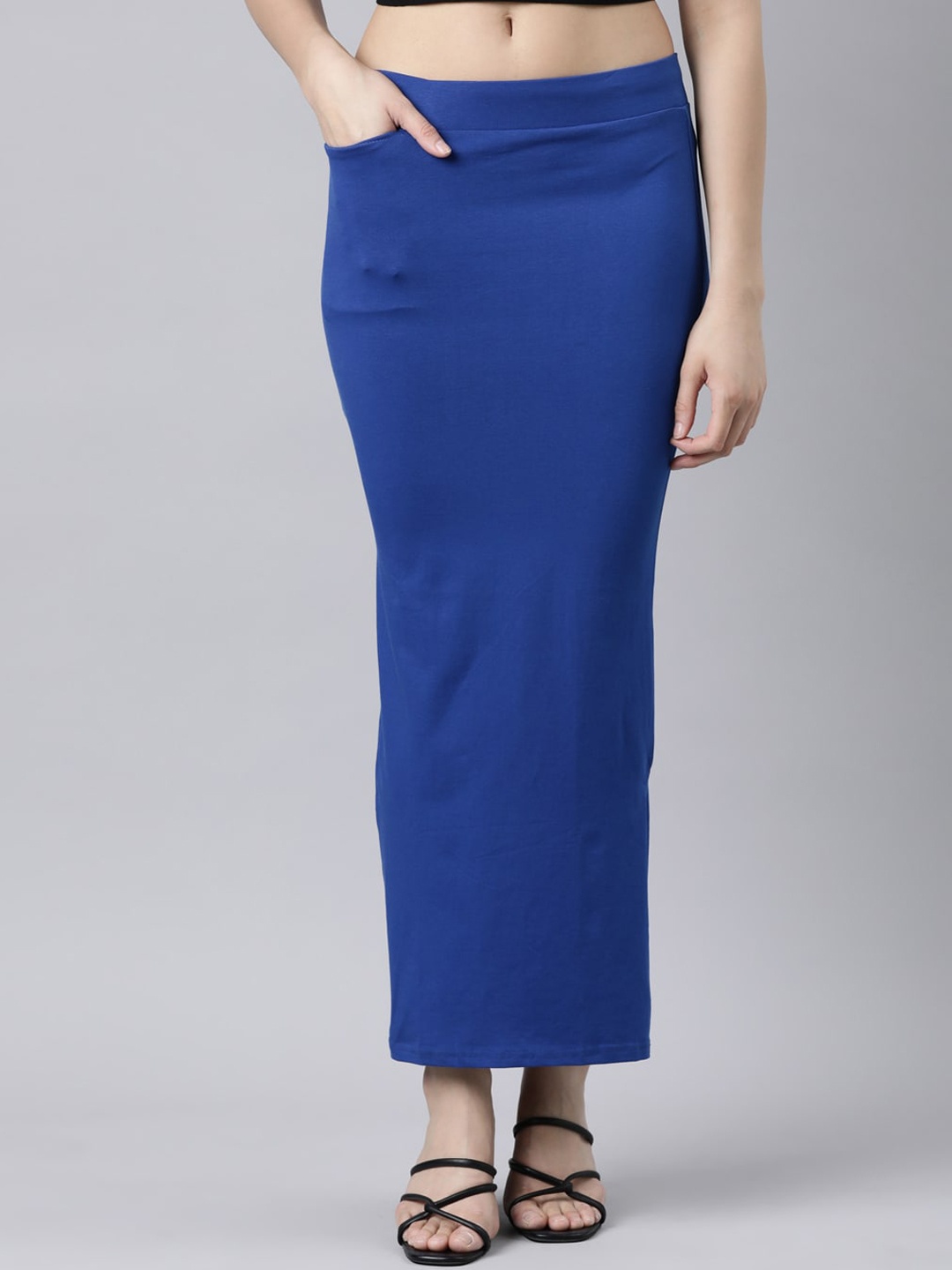 

GOLDSTROMS Stretchable Saree Shapewear, Blue