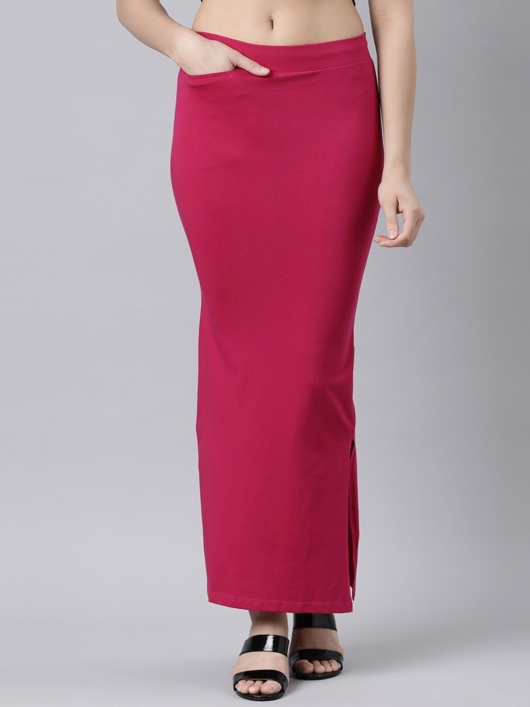 

GOLDSTROMS Stretchable Saree Shapewear, Pink