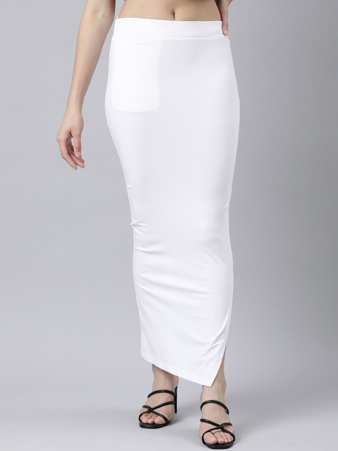 

GOLDSTROMS Stretchable Saree Shapewear, White