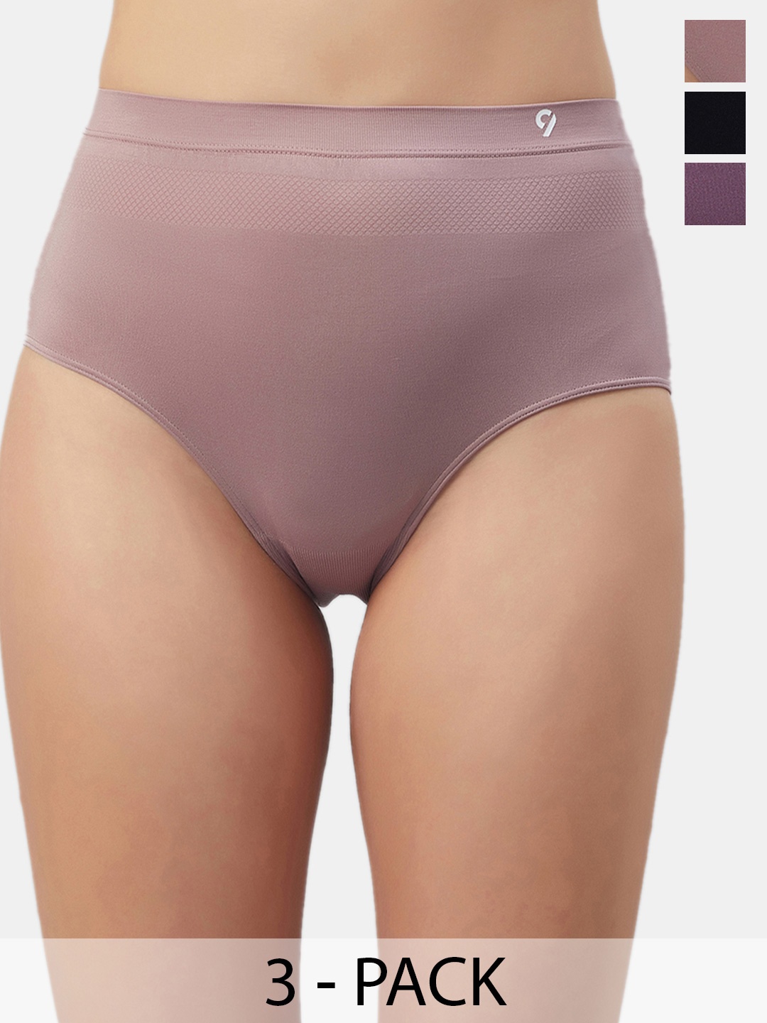 

C9 AIRWEAR Pack Of 3 Assorted Seamless Hipster Briefs