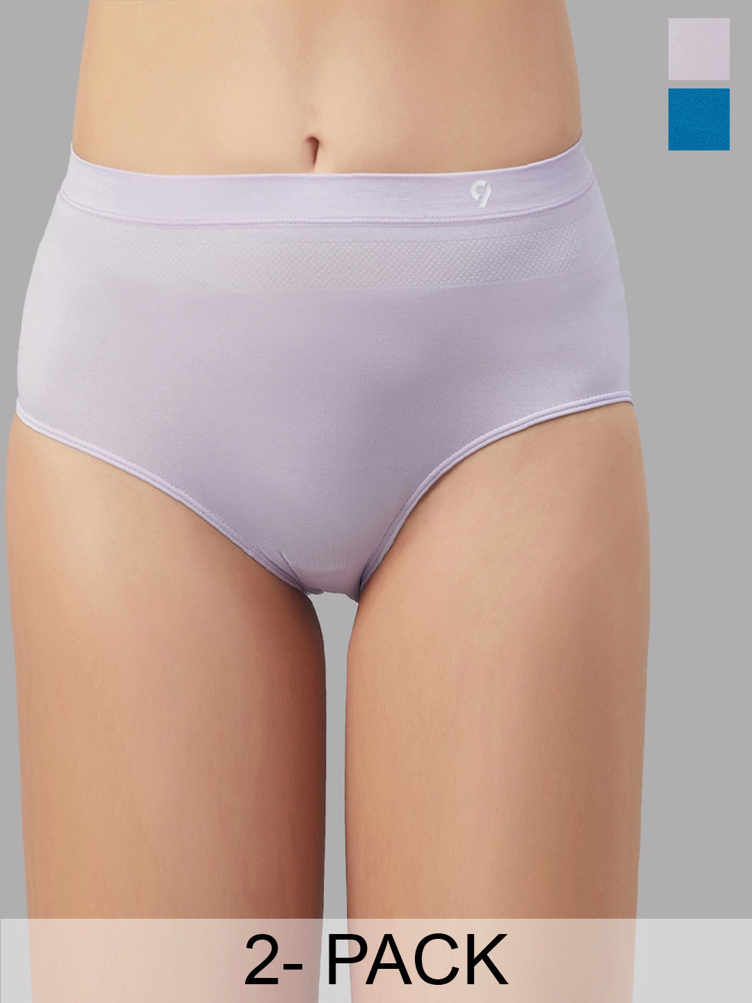 

C9 AIRWEAR Pack Of 2 Seamless Hipster Briefs, Blue
