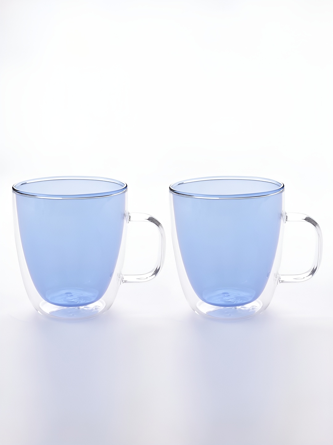 

The Better Home Blue 2 Pcs Glass Cups 400ml