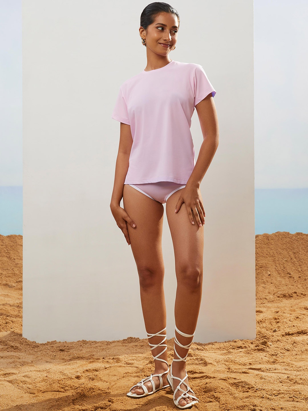 

CMGE Colour Changing Swim T-Shirt, Pink