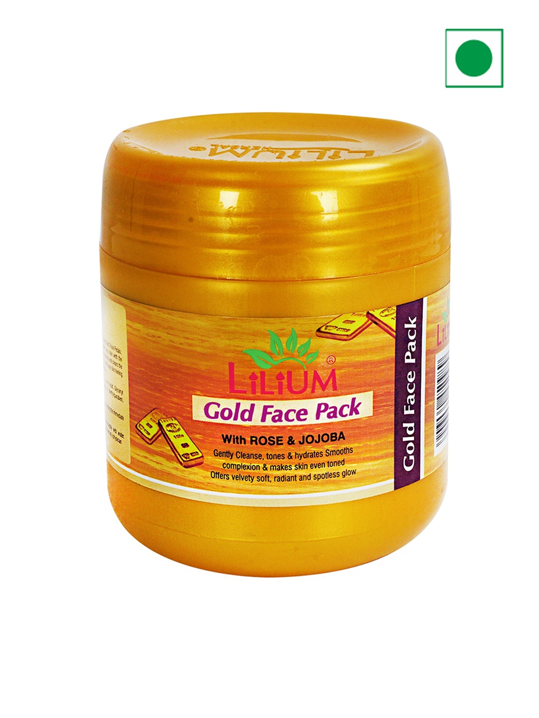 

Lilium Gold Face Pack Removes The Impurities Of The Skin & Cleans Clogged Pores 500ml, Nude