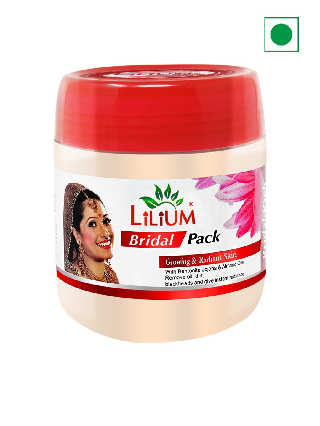

Lilium Bridal Face Pack With Aloevera Pack For Intense Glow 500ml, Nude