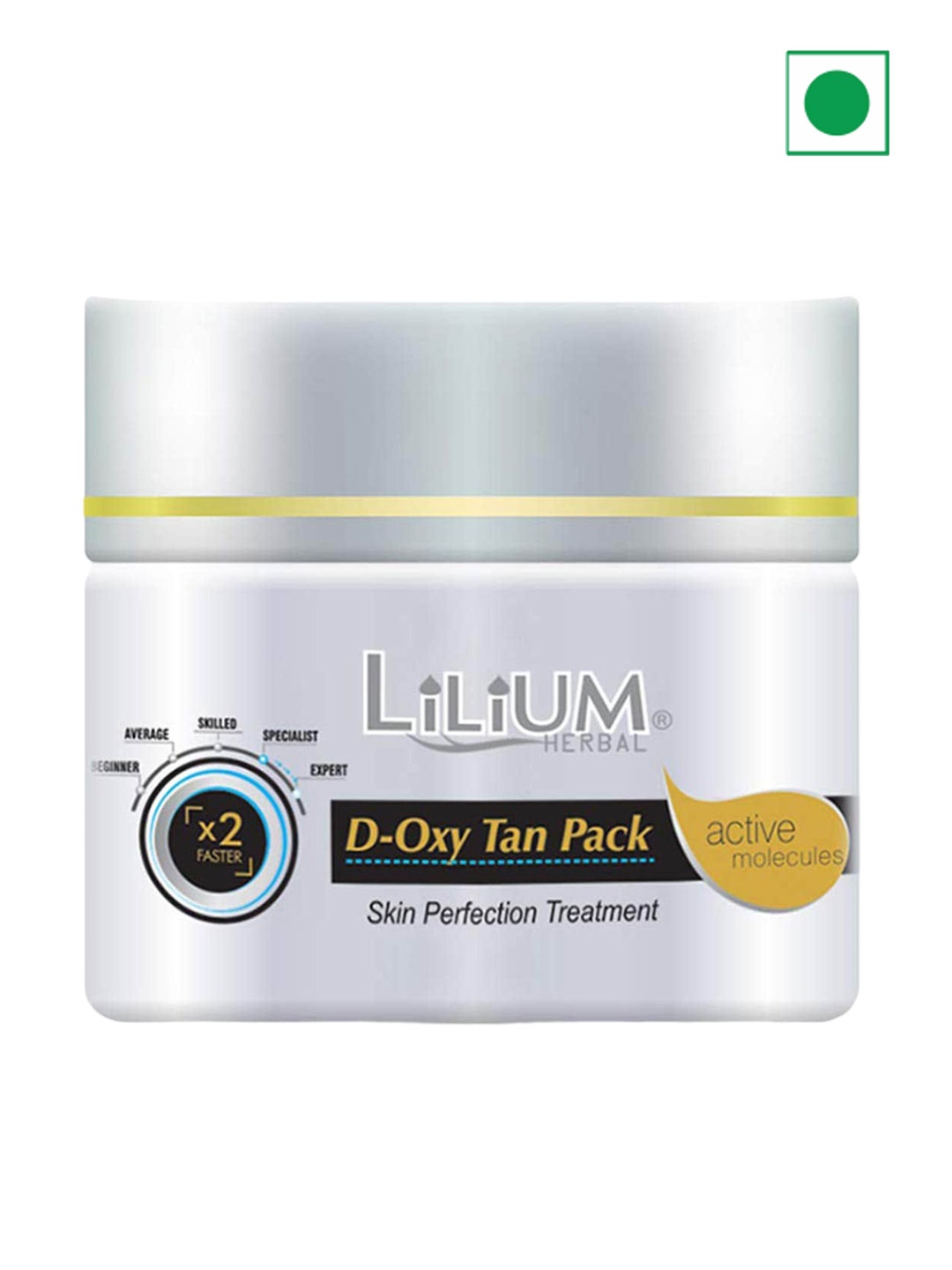 

Lilium Herbal D-Oxy Tan Face Pack For Glowing Skin - 275g, White