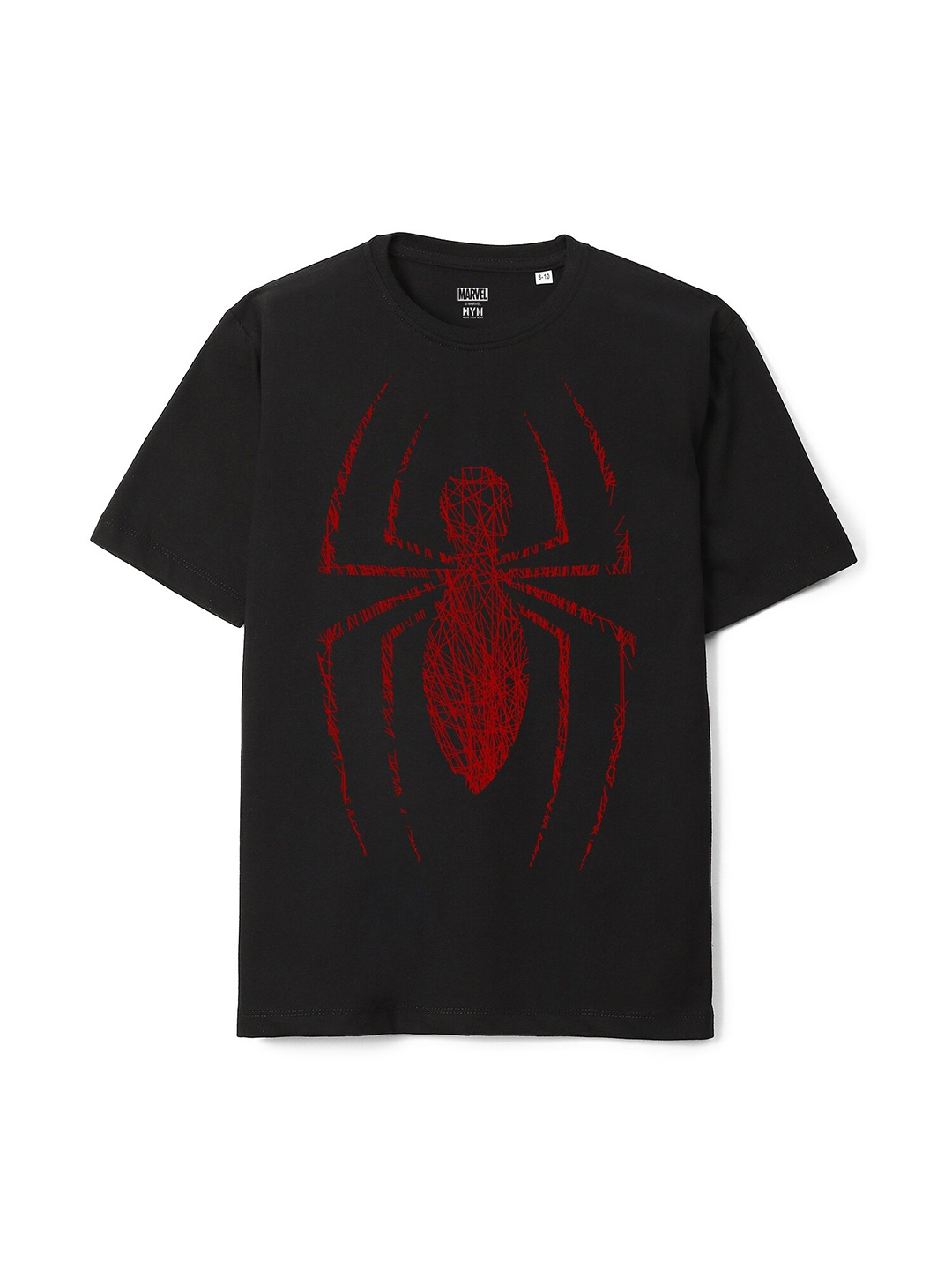 

Wear Your Mind Boys Printed Round Neck T-shirt, Black