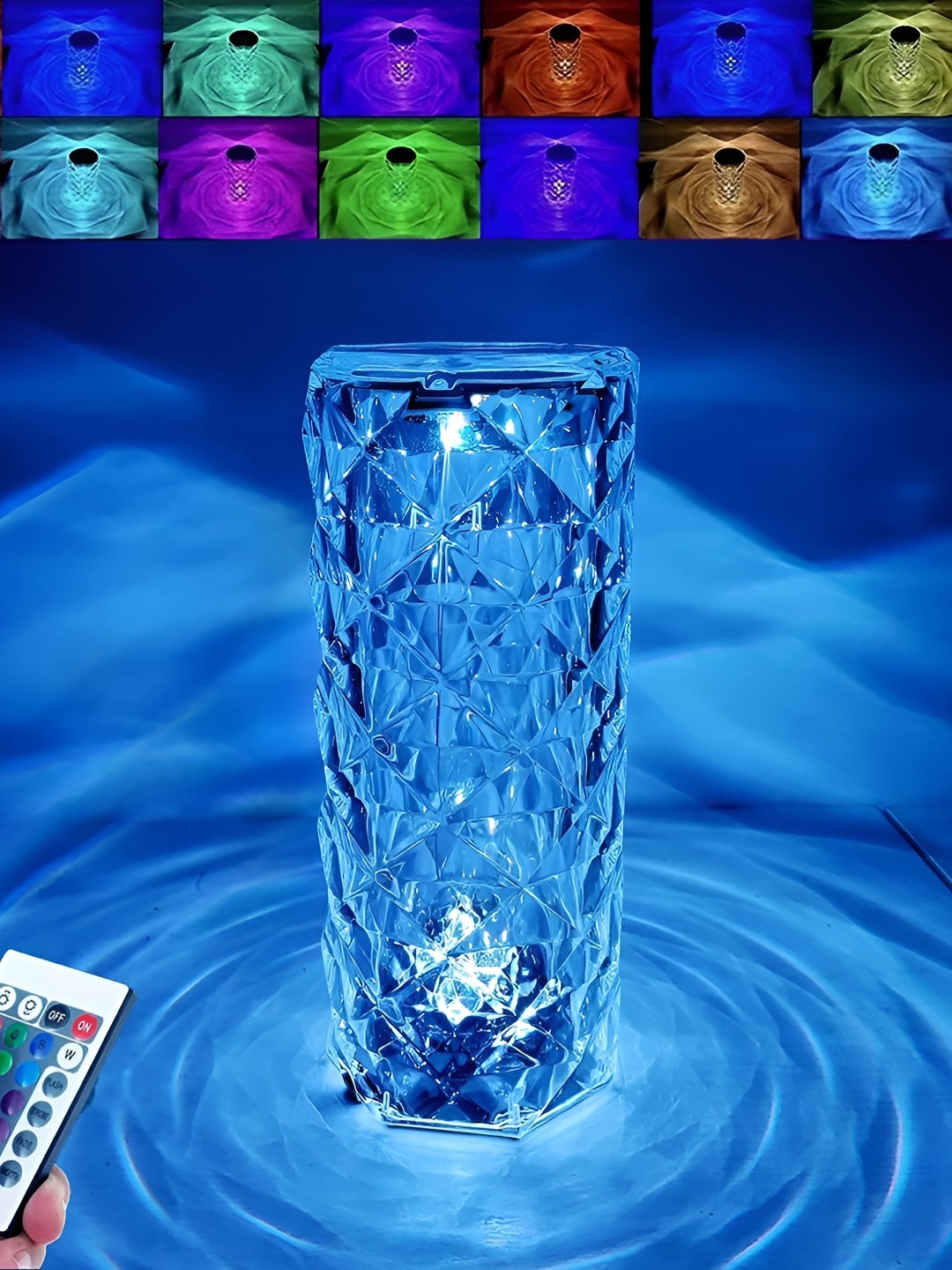 

Sasimo Transparent Acrylic Contemporary Cylindrical Shaped Table Lamp with Adjustable Cord