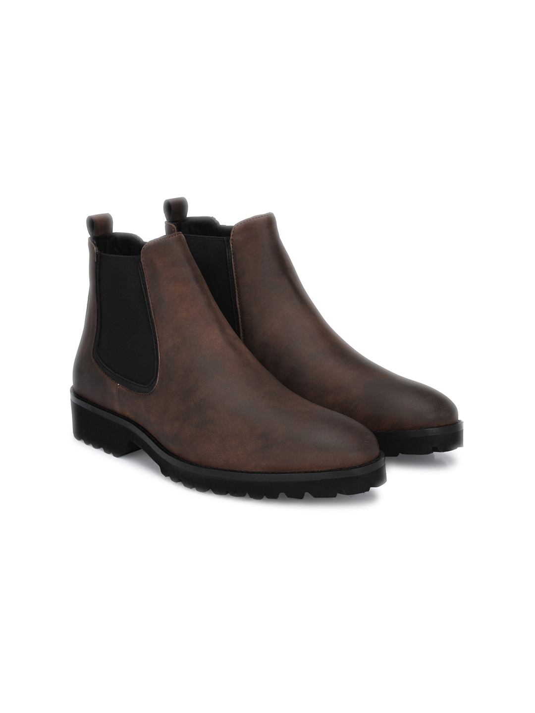 

Delize Men Mid Top Chelsea Boots, Brown