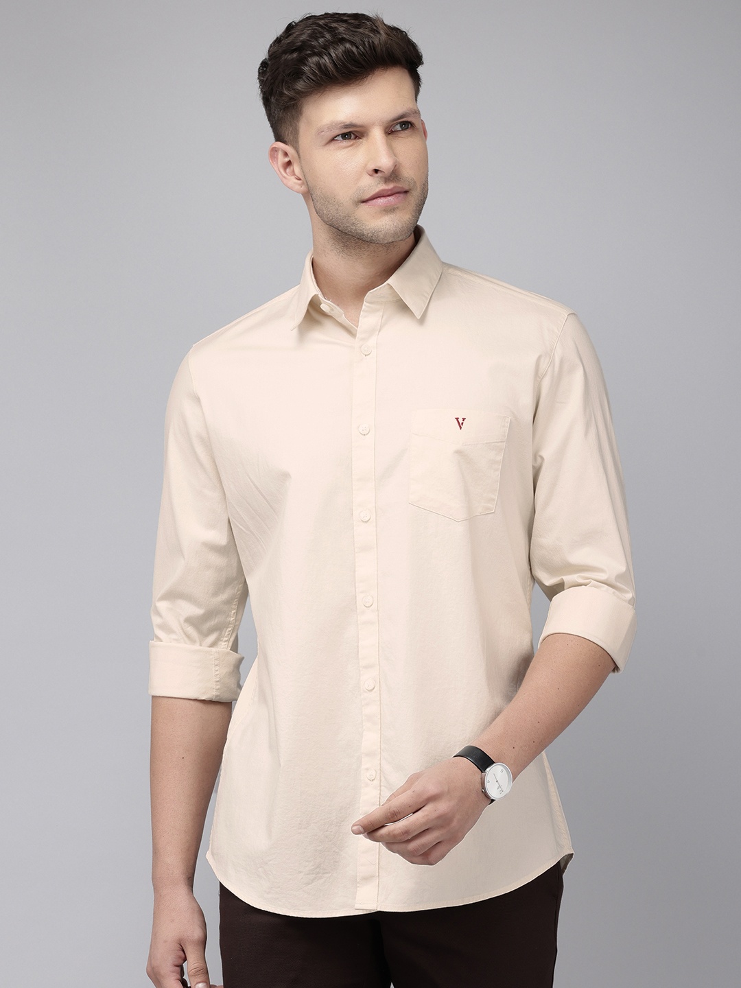 

Van Heusen Sport Slim Fit Casual Shirt, Off white