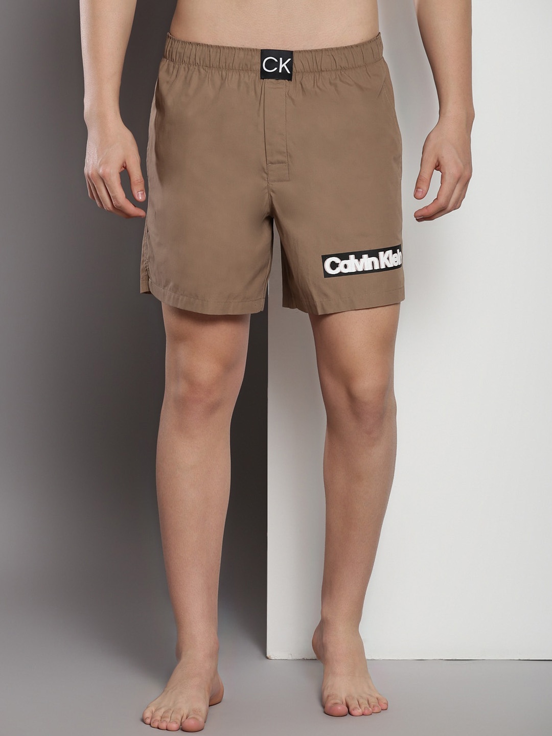 

Calvin Klein Pure Cotton Mid-Rise Boxers CKUSP240002, Beige