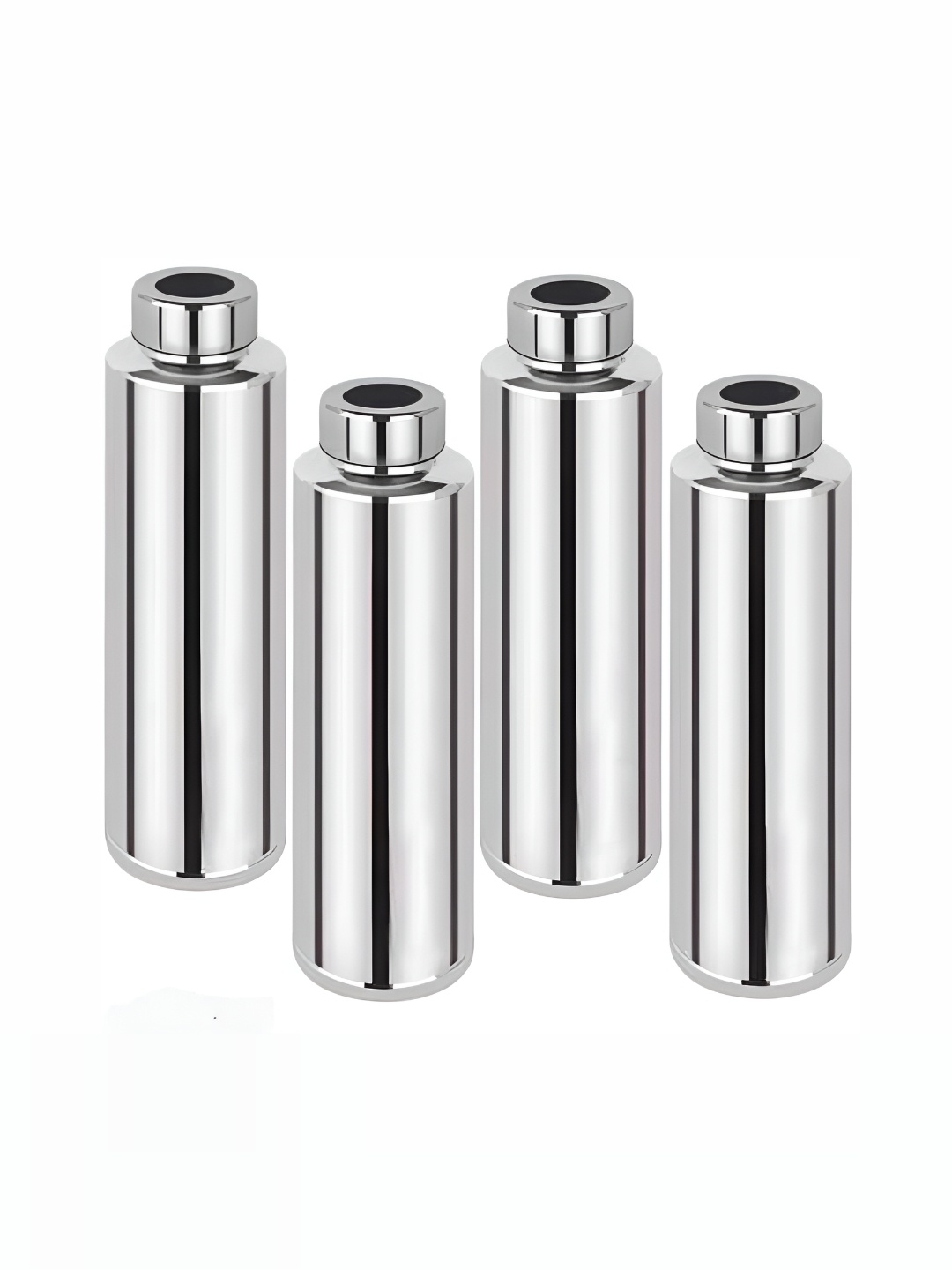 

STEEPLE Silver-Toned 4 Pieces Stainless Steel Solid Water Bottle 1 ltr