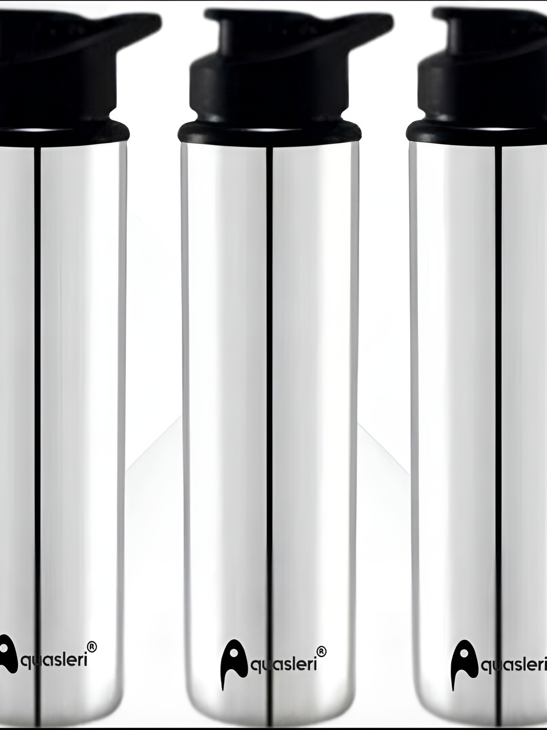 

STEEPLE Silver-Toned 3 Pieces Stainless Steel Water Bottles 900 ml