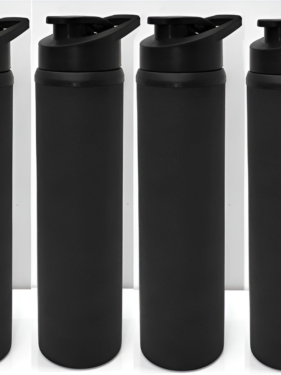 

STEEPLE Black 6 Pieces Stainless Steel Solid Water Bottle