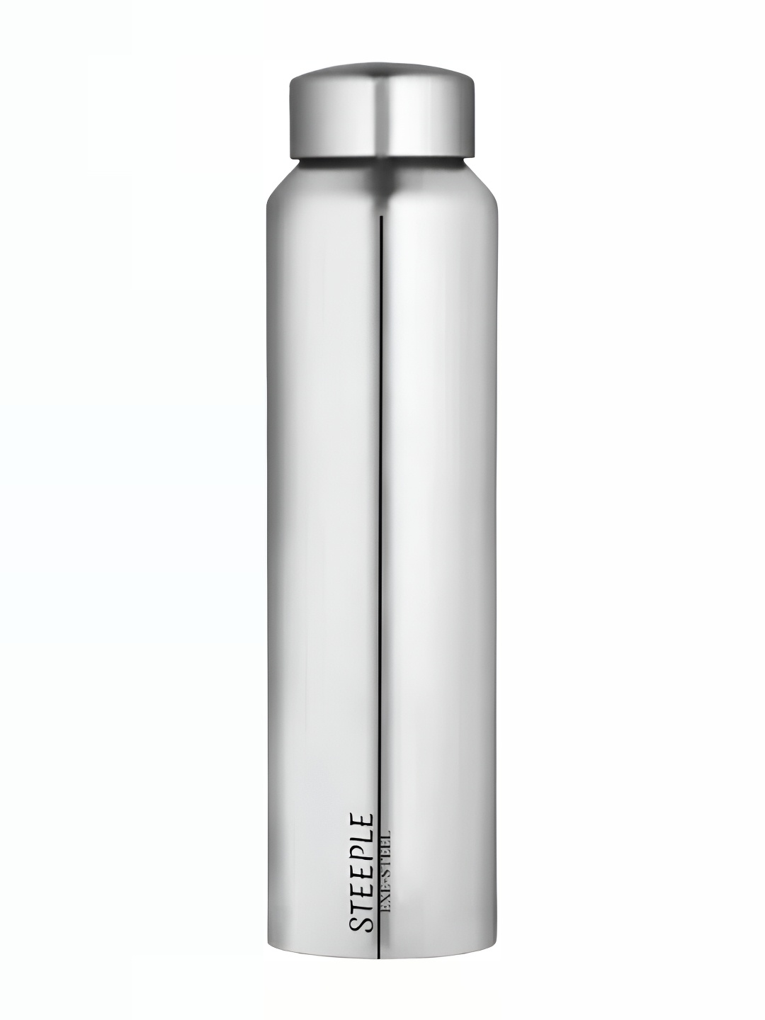 

STEEPLE Silver Toned Stainless Steel Water Bottle 1 L