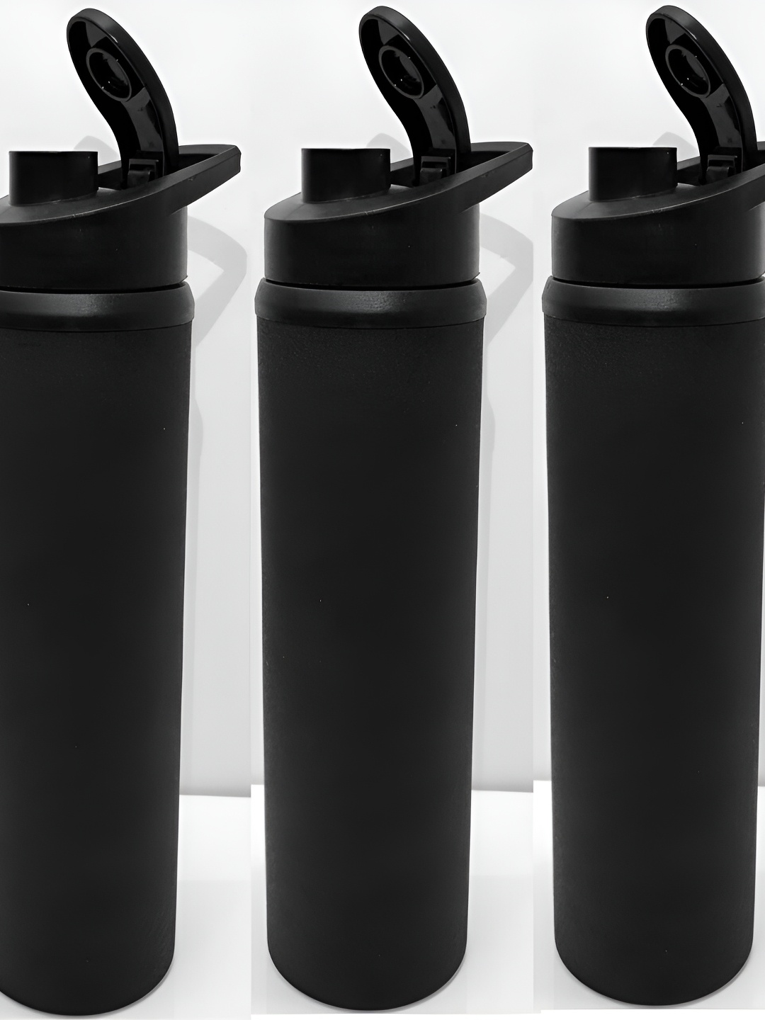 

STEEPLE Black 3 Pieces Stainless Steel Water Bottle 900 ml Each