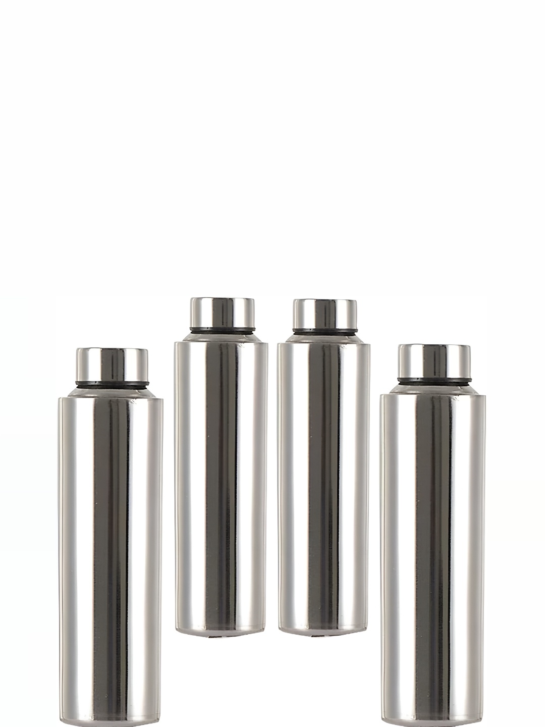 

STEEPLE Silver-Toned 4 Pieces Stainless Steel Water Bottle 950 ml