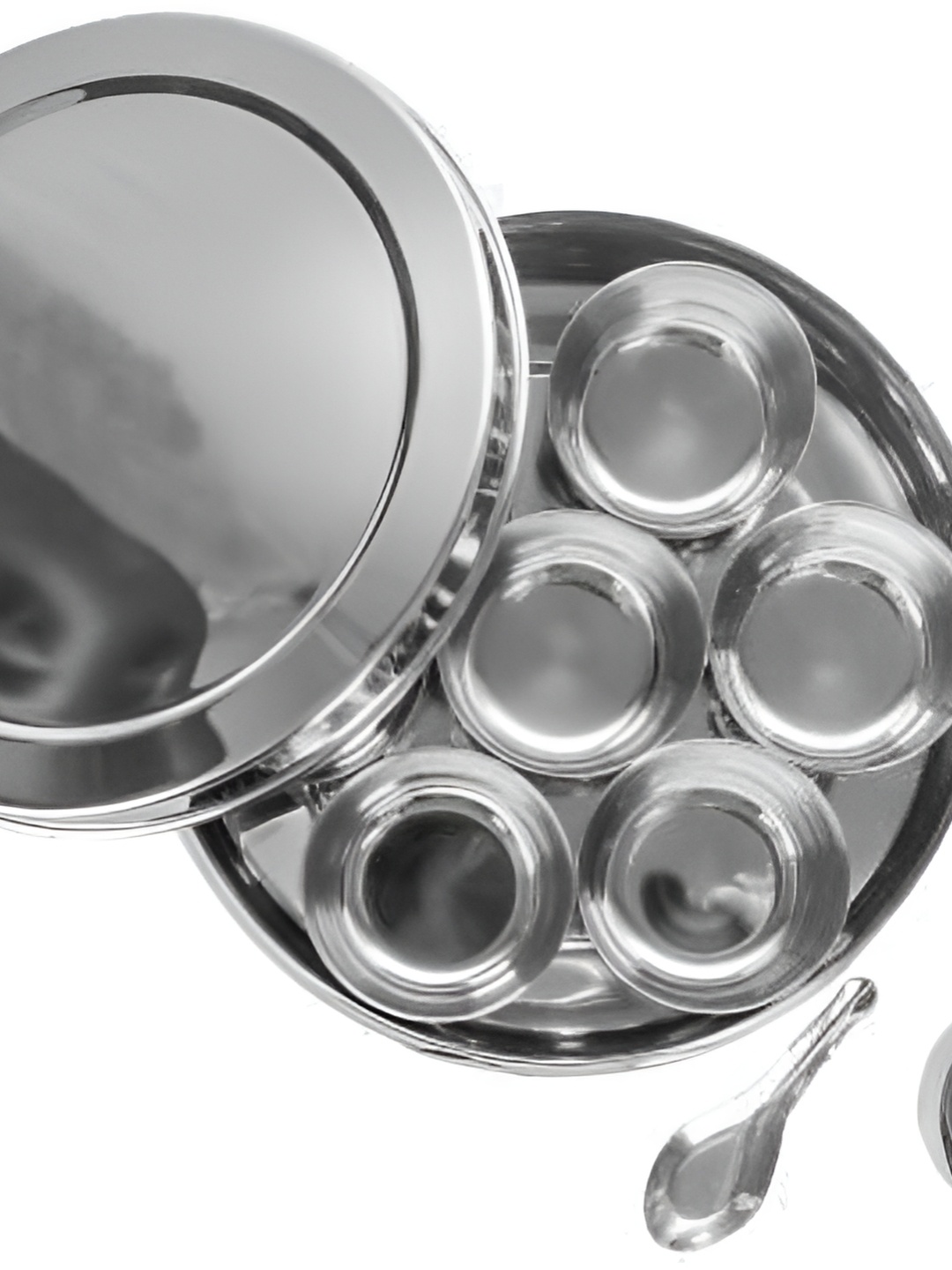 

STEEPLE 7 Pieces Dishwasher Safe Stainless Steel Spice Box 1.5L