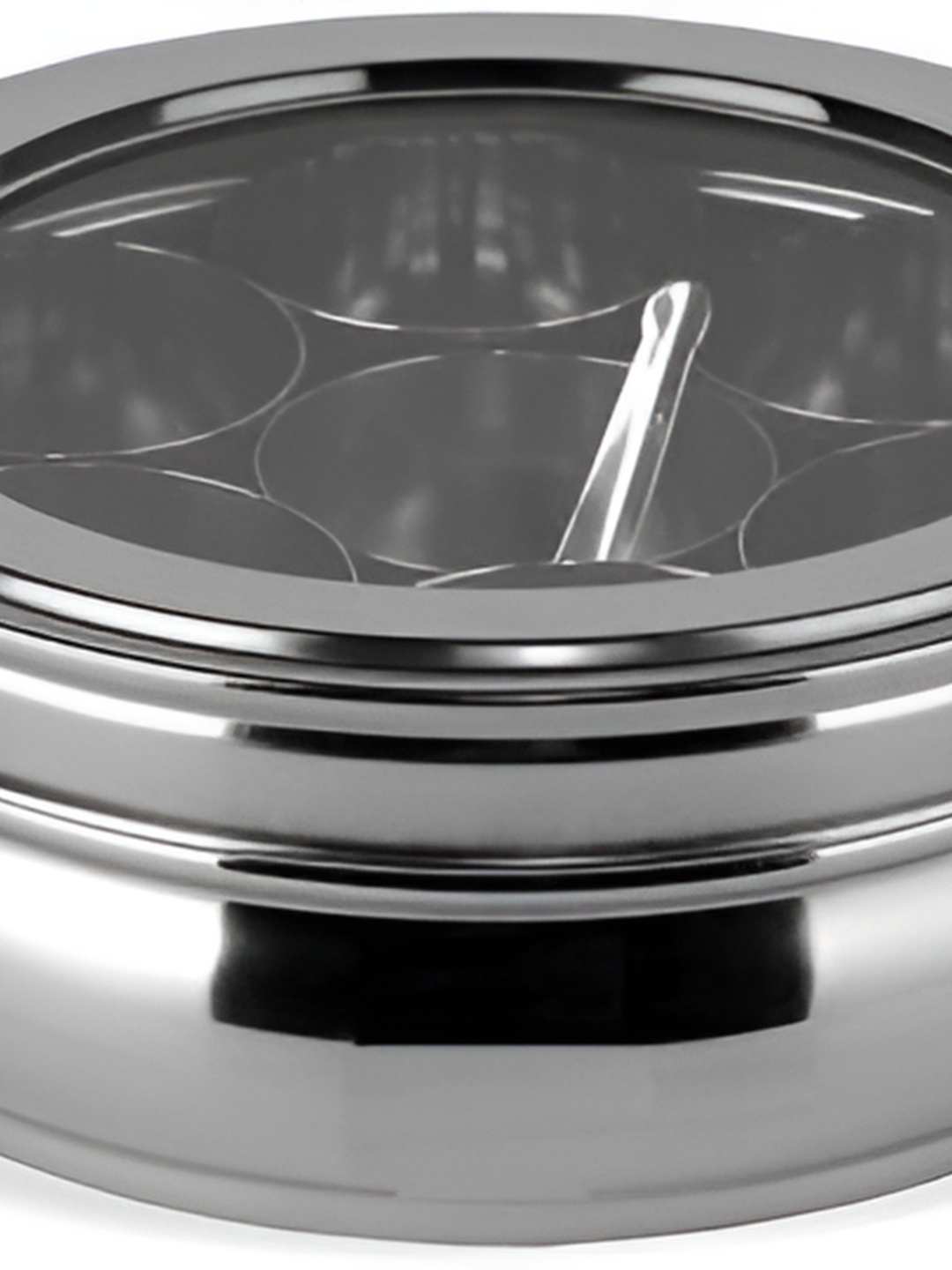 

STEEPLE Stainless Steel 7 Pieces Spice Box, Silver