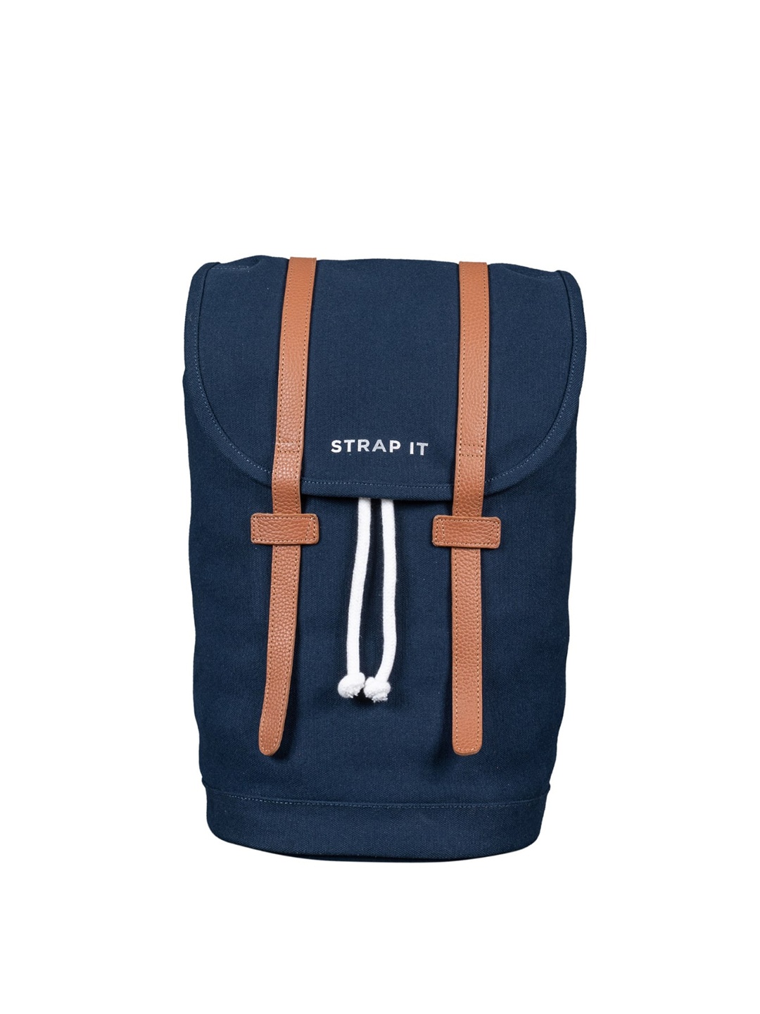 

STRAP IT Unisex Ergonomic Backpack with Reflective Strip, Navy blue