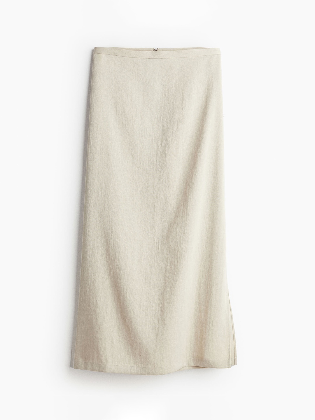 

H&M Women Twill Column Skirt, Beige
