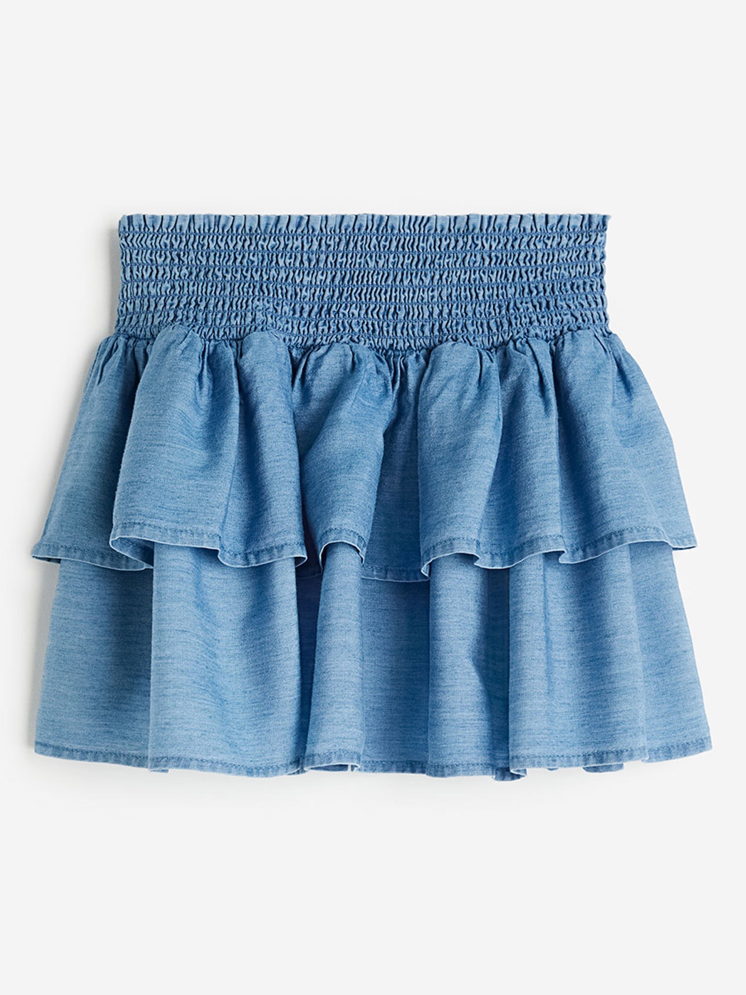 

H&M Girls Tiered Skirt, Blue