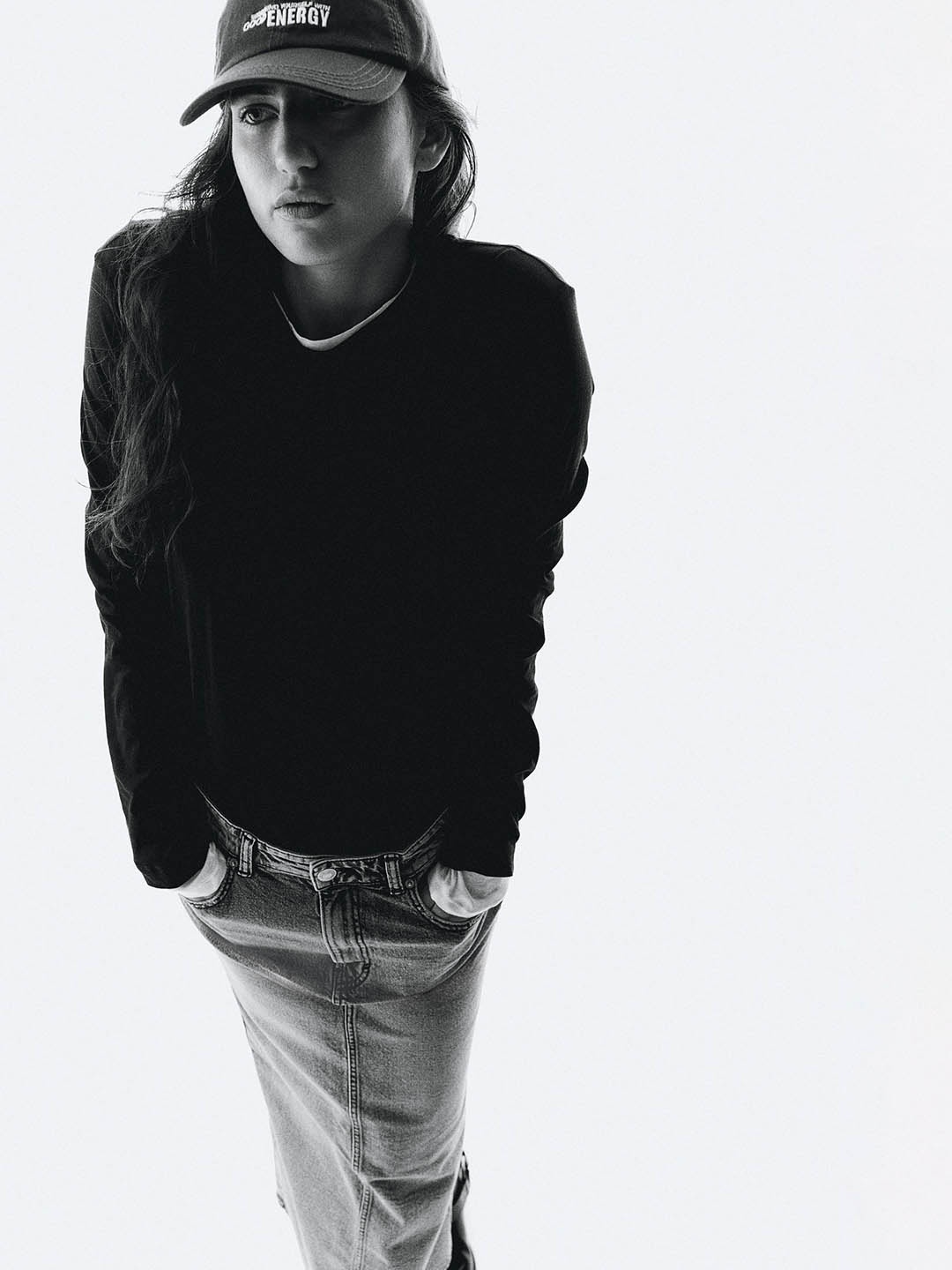 

H&M Denim Skirt, Grey