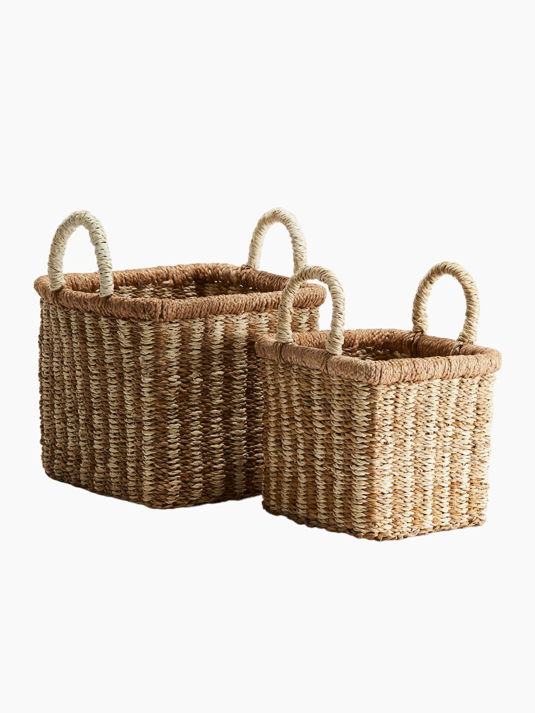 

H&M Beige Handmade Storage Basket