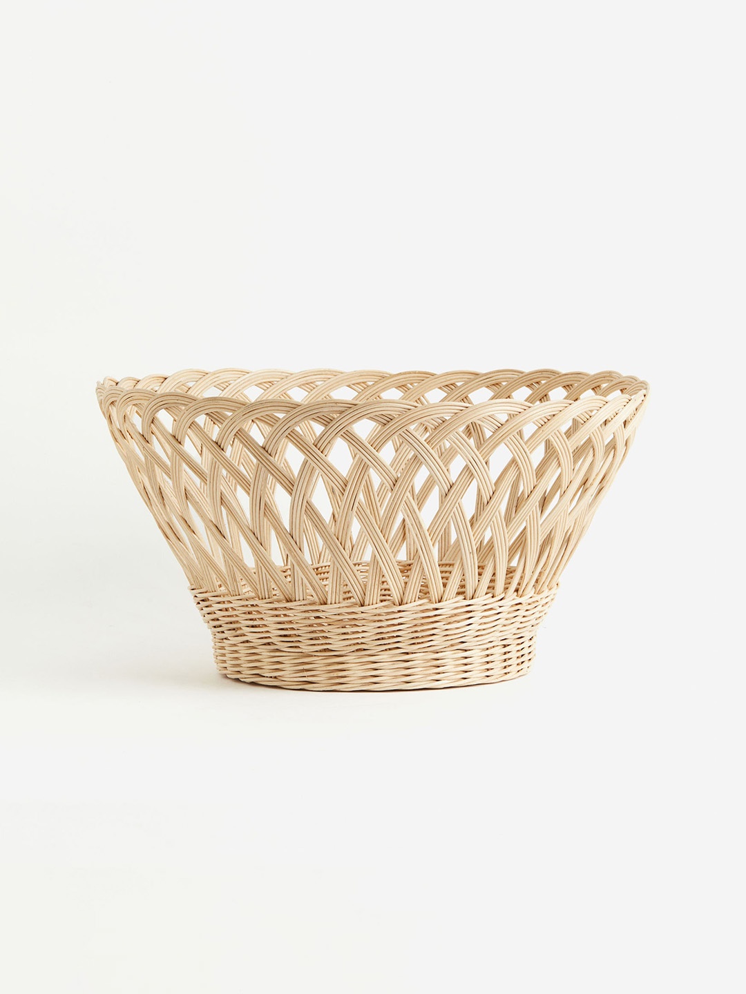 

H&M Beige Large Rattan Storage Basket