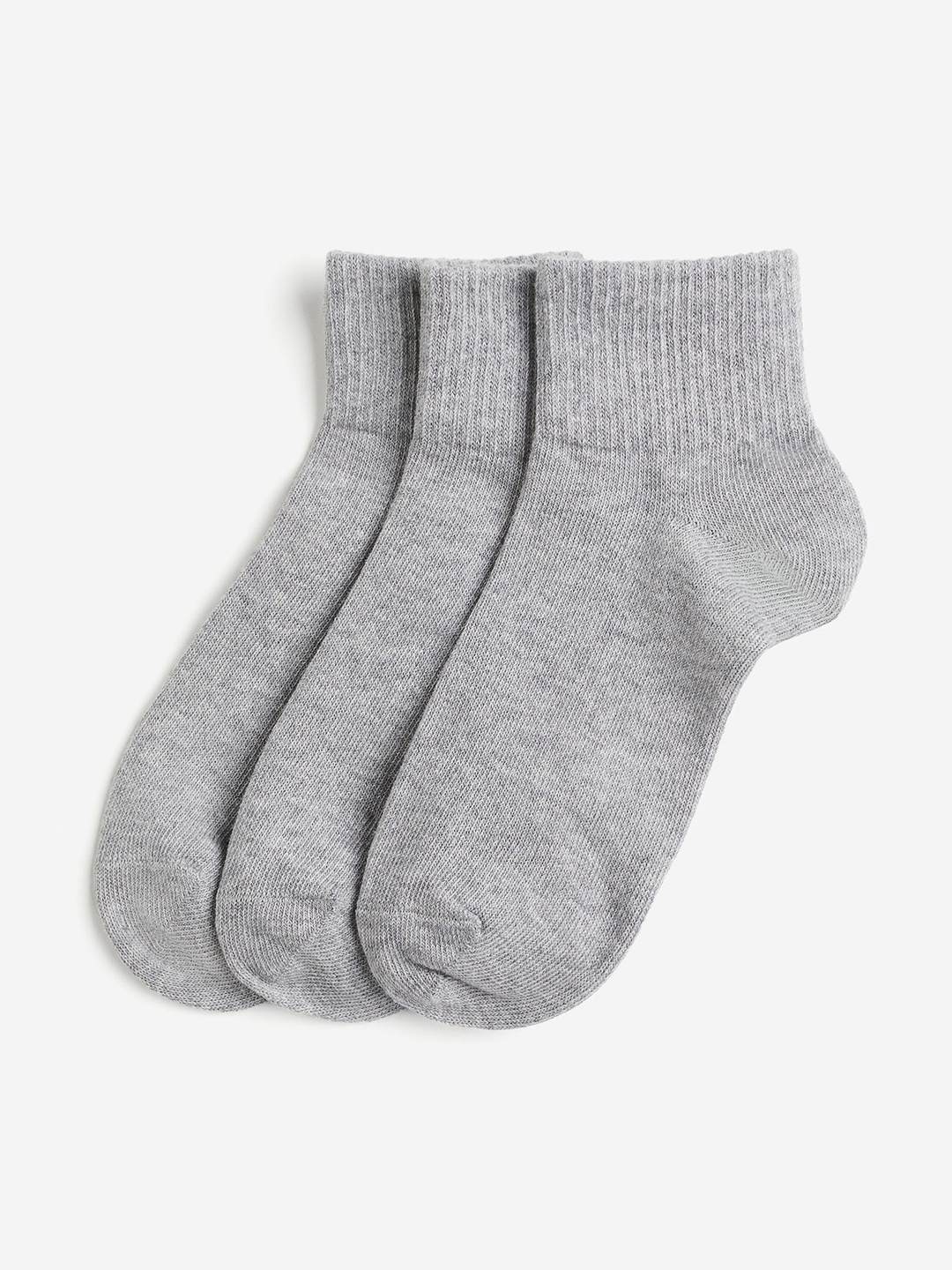 

H&M Women 3-Pack DryMove Sports Socks, Grey