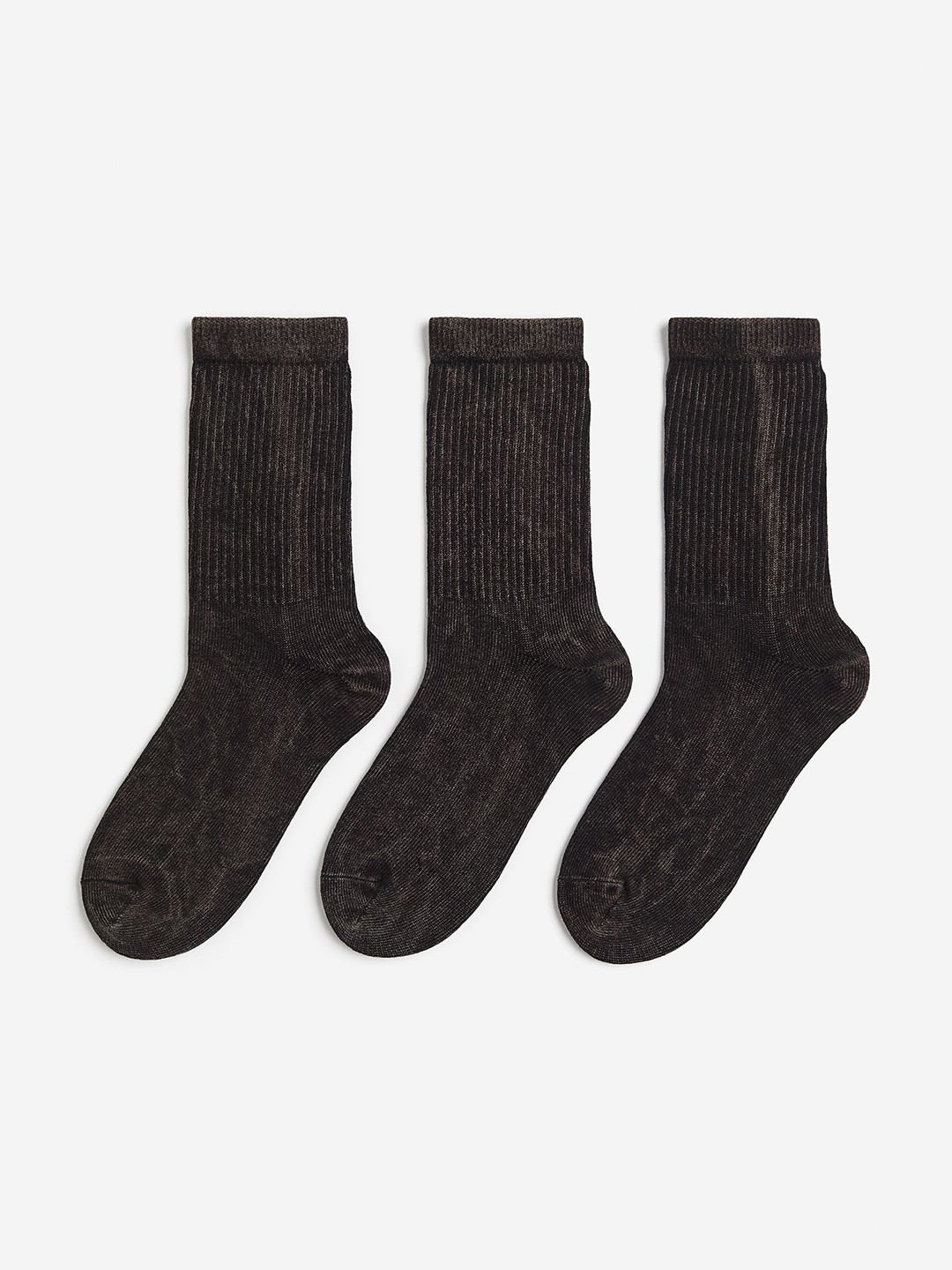 

H&M Women 3-Pack DryMove Sports Socks, Black