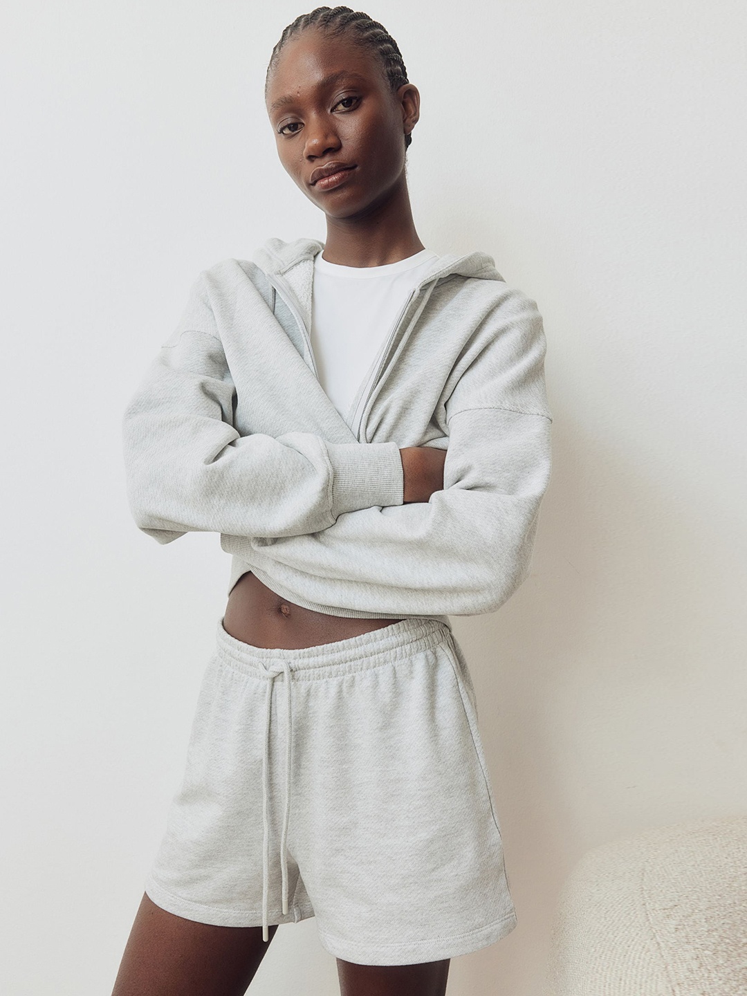 

H&M Women Sweatshorts, Grey