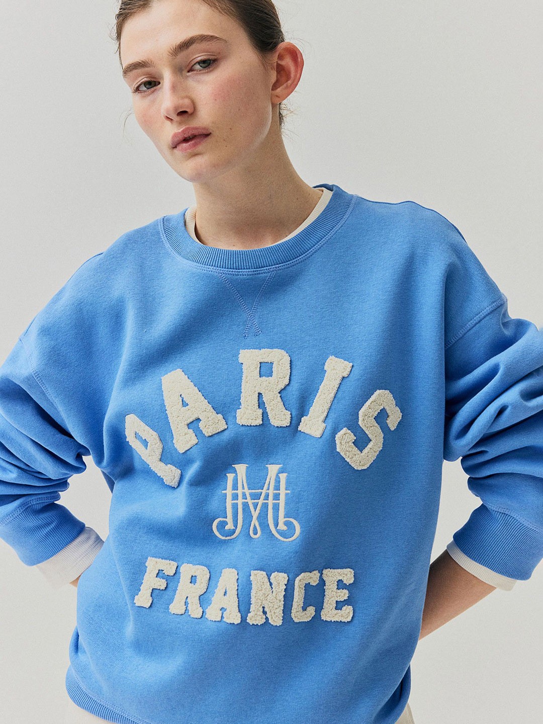 

H&M Women Sweatshirt, Blue