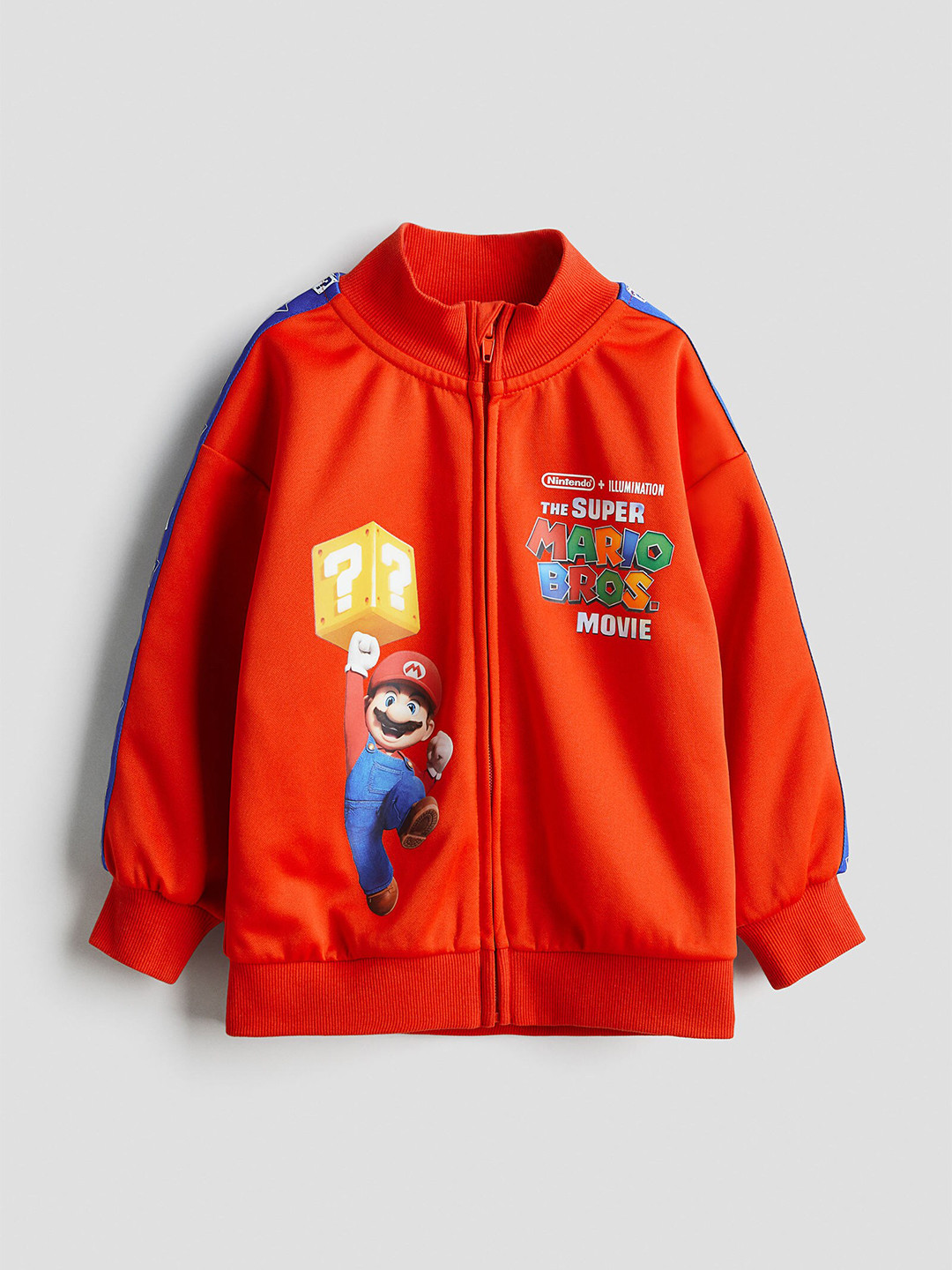 

H&M Boys Printed Track Jacket, Red