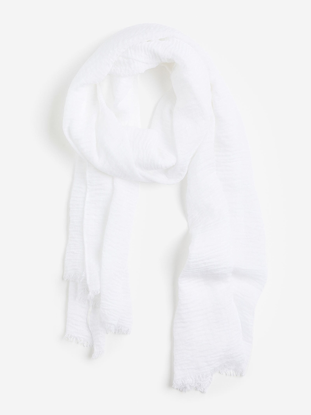 

H&M Women Scarf, White