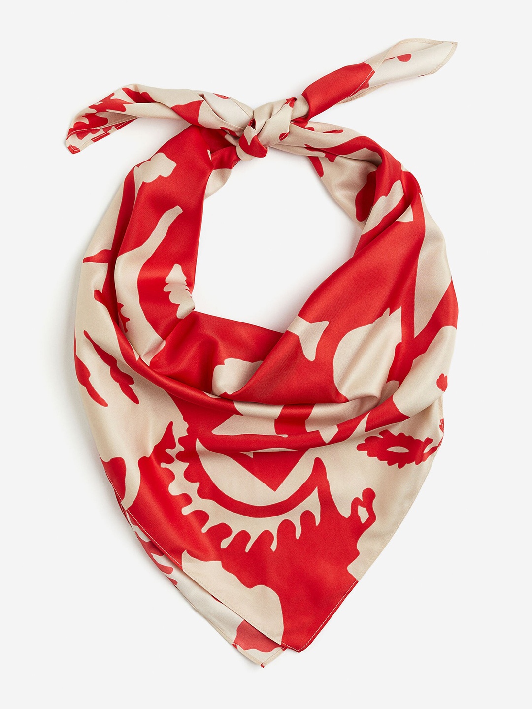 

H&M Women Patterned Scarf, Red