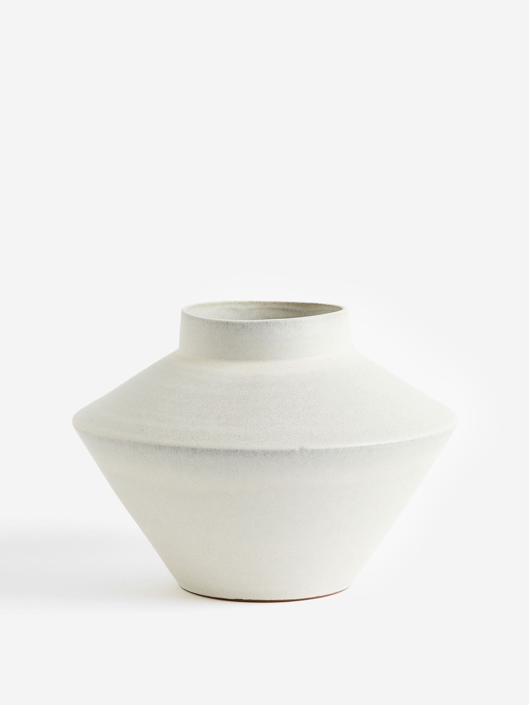 

H&M White Terracotta Vase