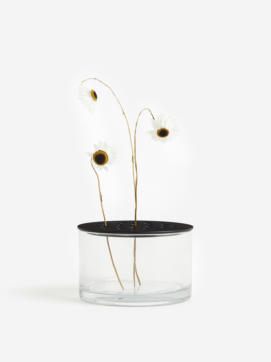 

H&M Black Glass Ikebana Vase