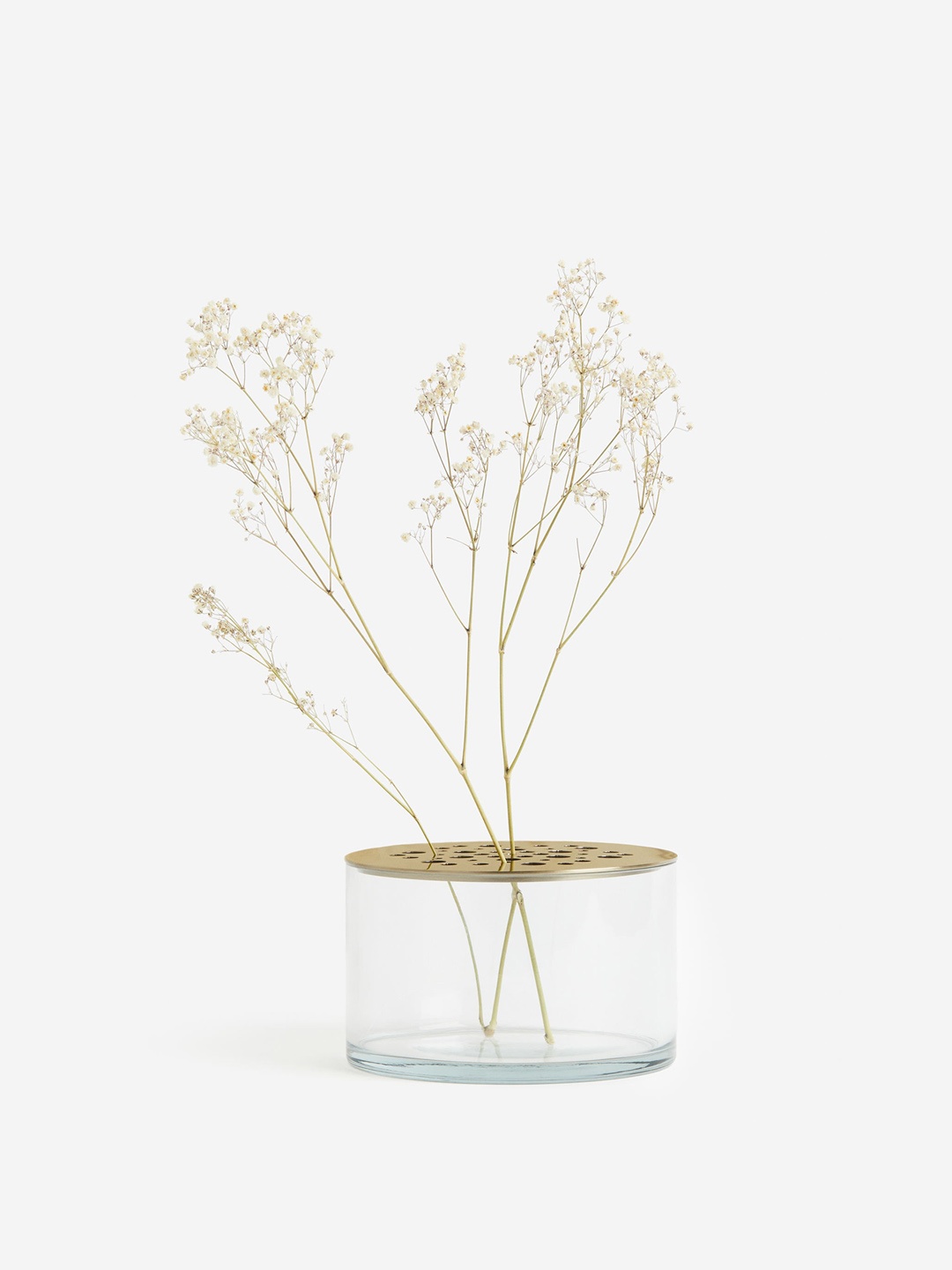 

H&M Gold-Toned Glass Ikebana Vase