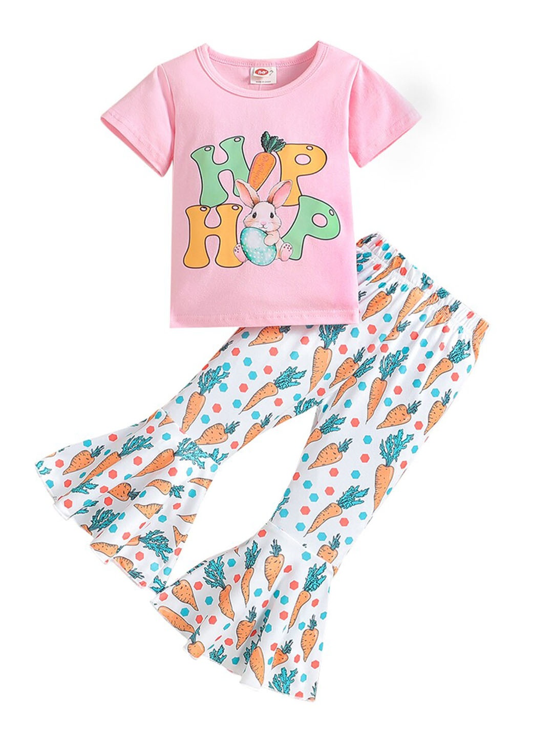 

StyleCast x Revolte Girls Printed T-shirt with Trousers, Blue