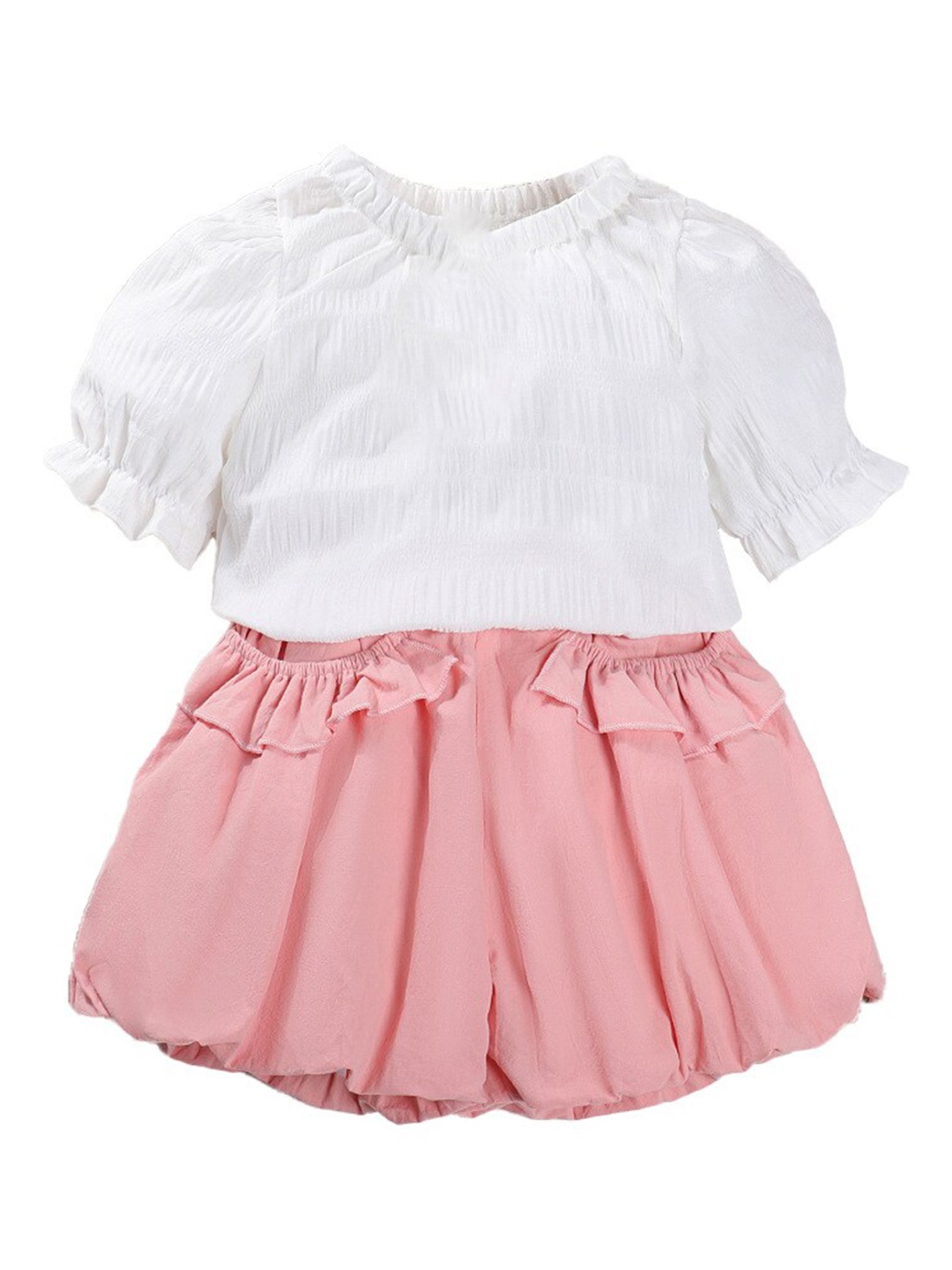 

StyleCast x Revolte Girls Top With Short, White