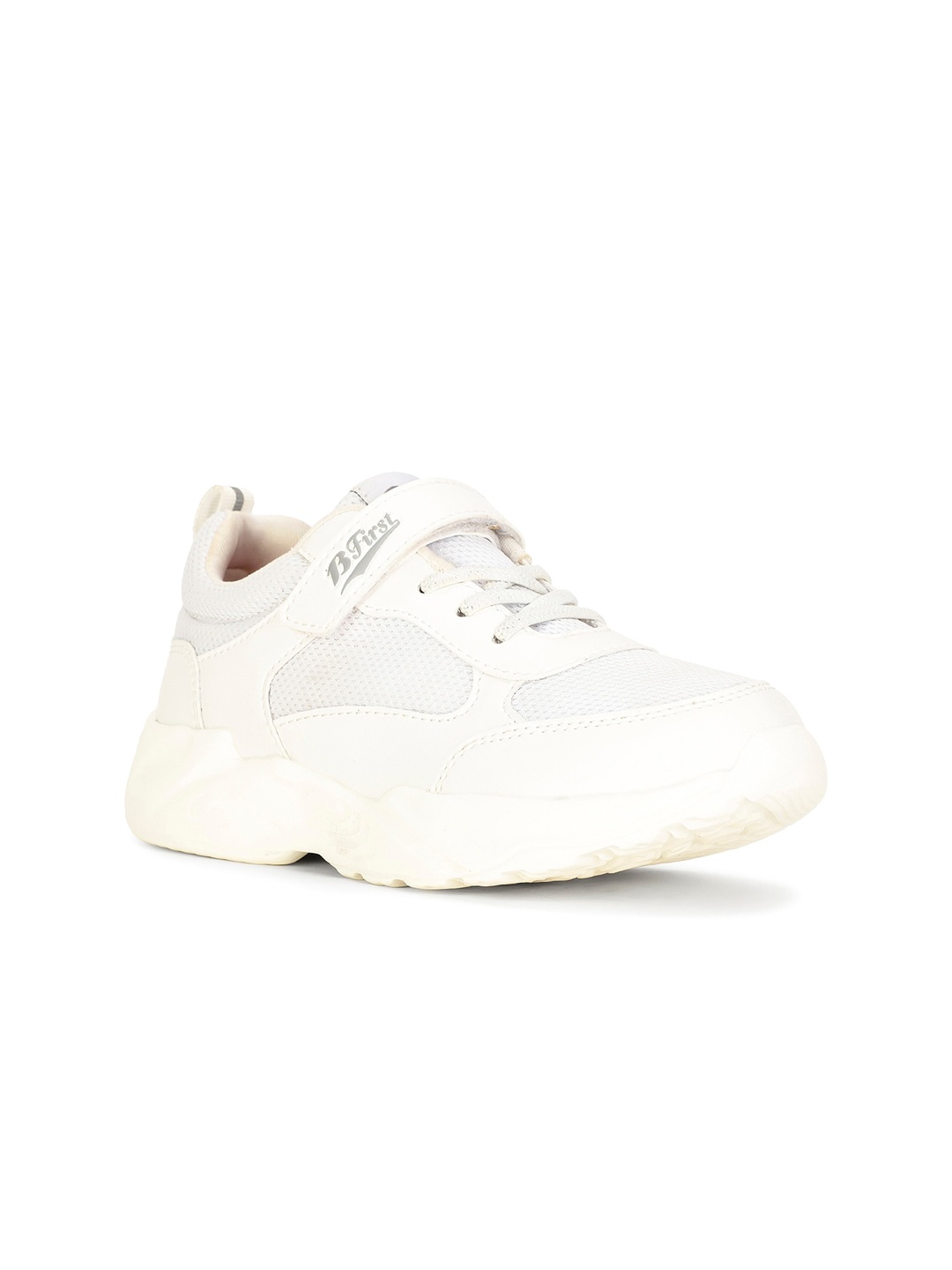 

Bata Kids Round Toe Velcro Detail Sneakers, White