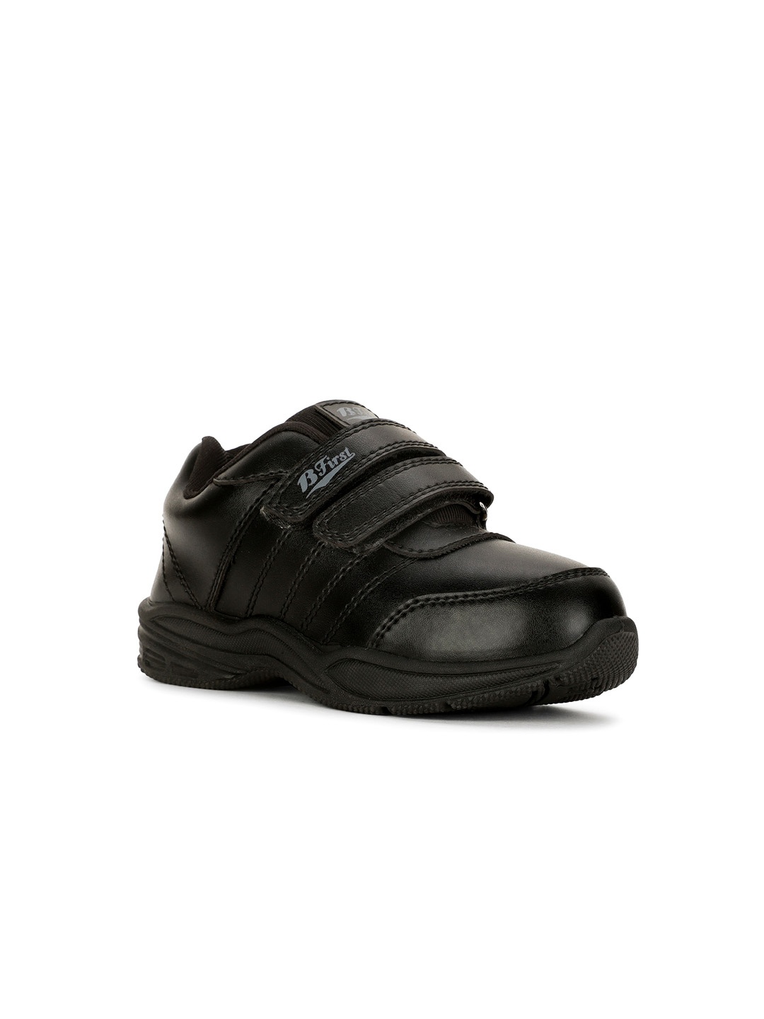 

Bata Kids Round Toe Velcro Detail Sneakers, Black