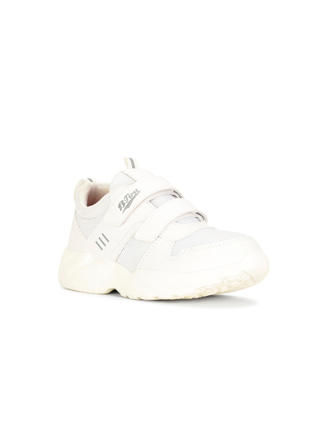 

Bata Kids Round Toe Velcro Detail Sneakers, White