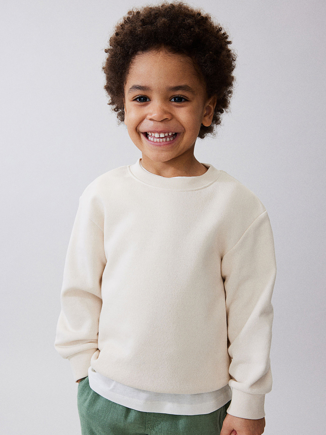 

H&M Boys Sweatshirt, White
